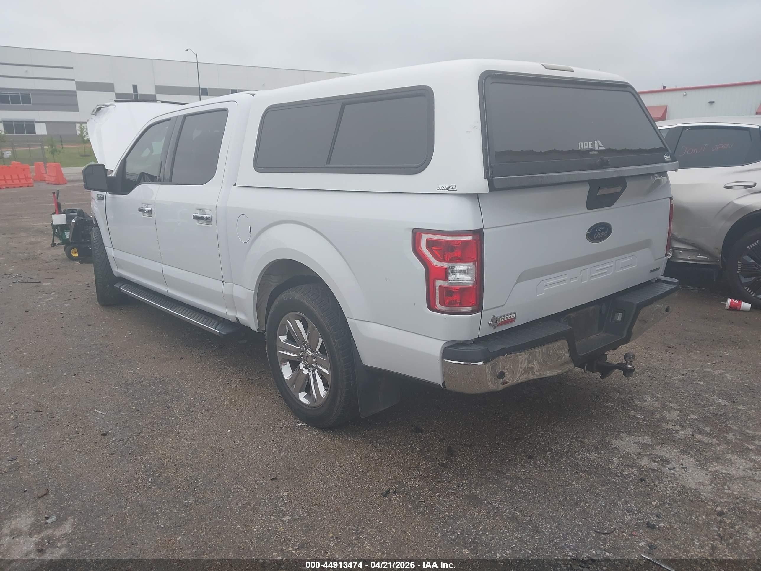 2018 Ford F-150 Xlt White vin: 1FTEW1CP3JKF34196