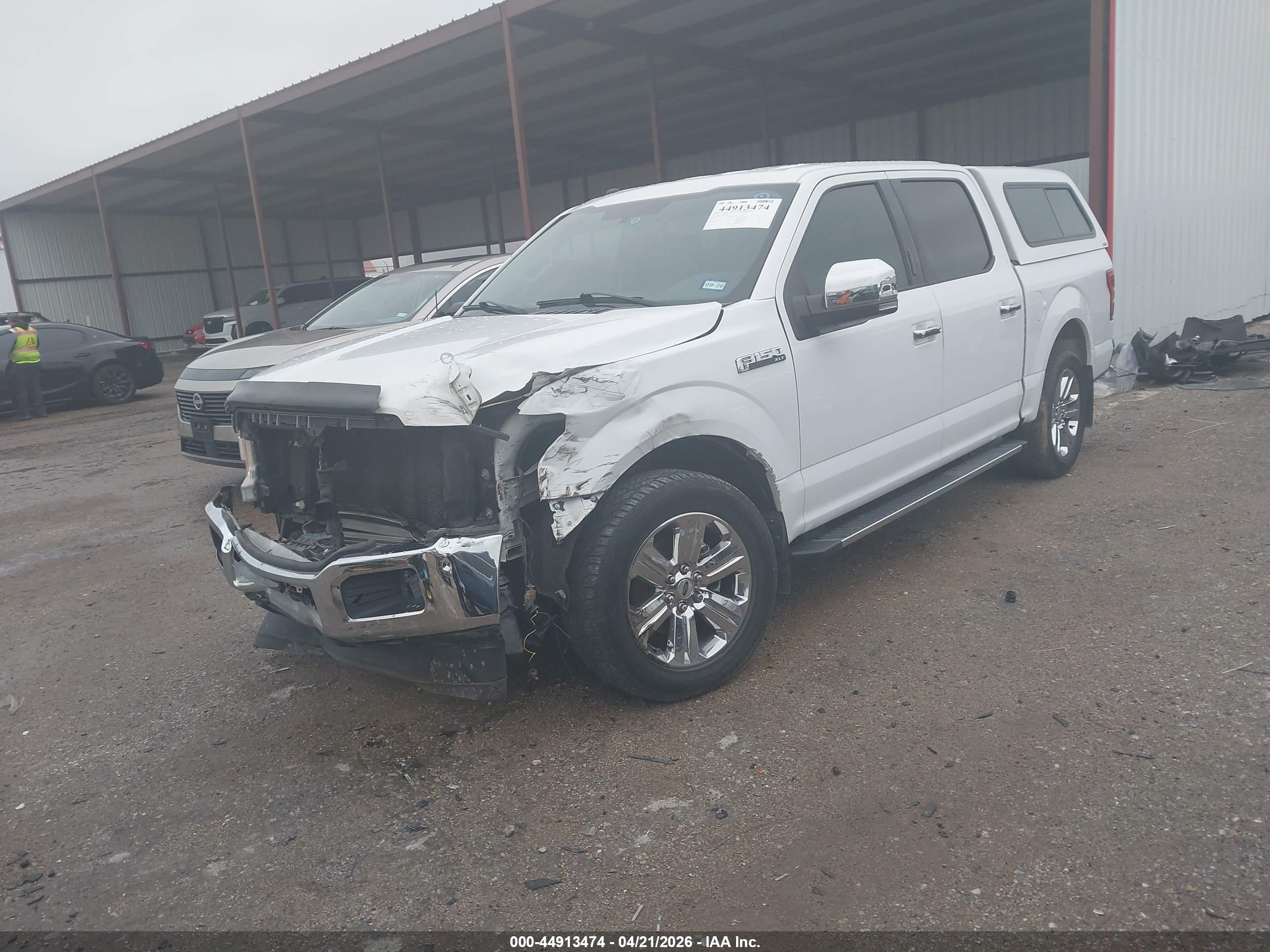 2018 Ford F-150 Xlt White vin: 1FTEW1CP3JKF34196