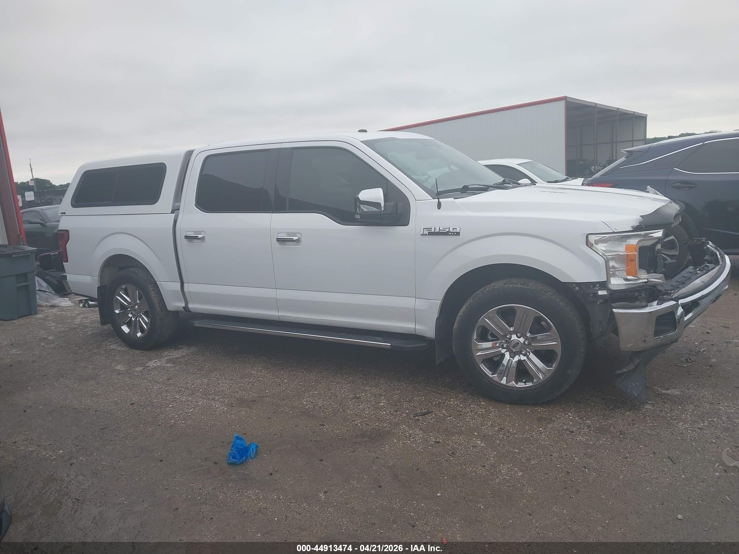 2018 Ford F-150 Xlt White vin: 1FTEW1CP3JKF34196