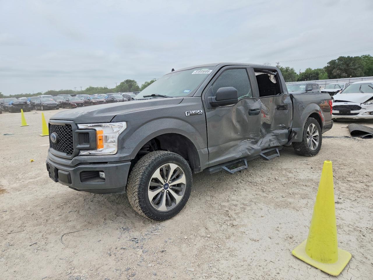 2020 Ford F150 Supercrew Gray vin: 1FTEW1CP3LFB46753