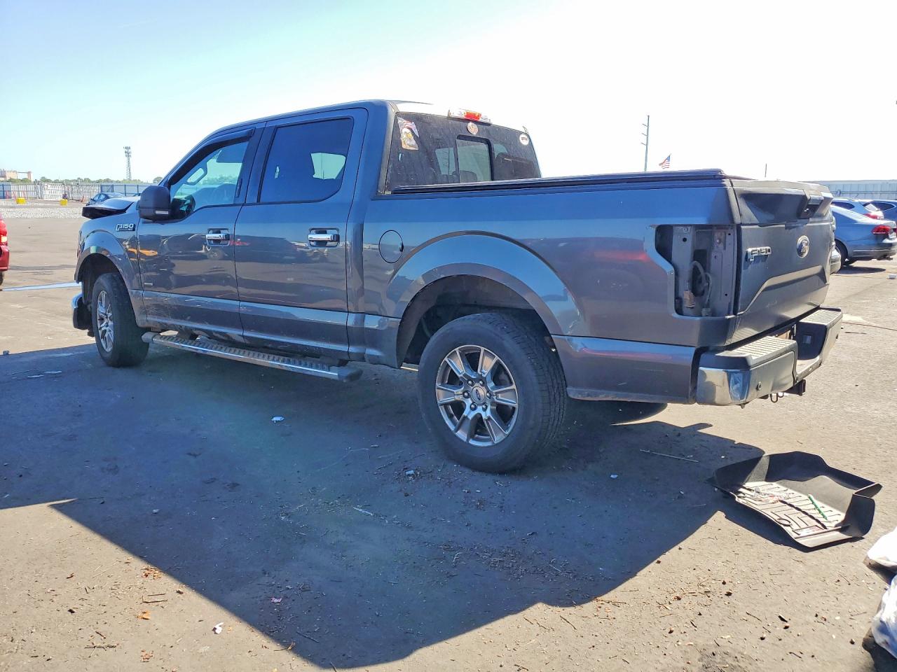 2015 Ford F150 Supercrew Серый vin: 1FTEW1CP4FFB29321