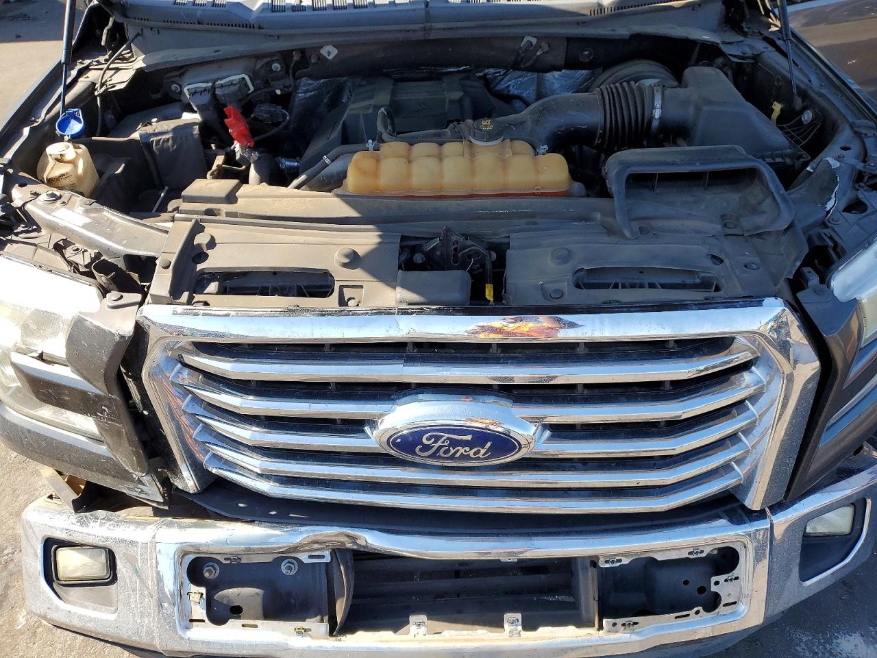 2015 Ford F150 Supercrew Серый vin: 1FTEW1CP4FFB29321