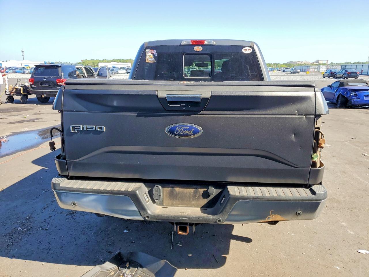 2015 Ford F150 Supercrew Серый vin: 1FTEW1CP4FFB29321