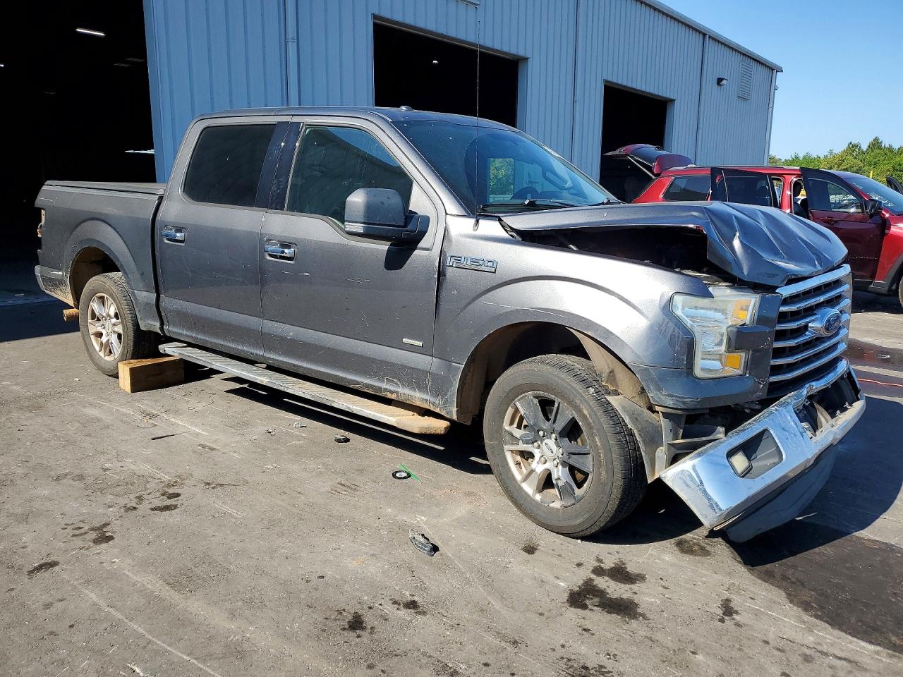 2015 Ford F150 Supercrew Серый vin: 1FTEW1CP4FFB29321