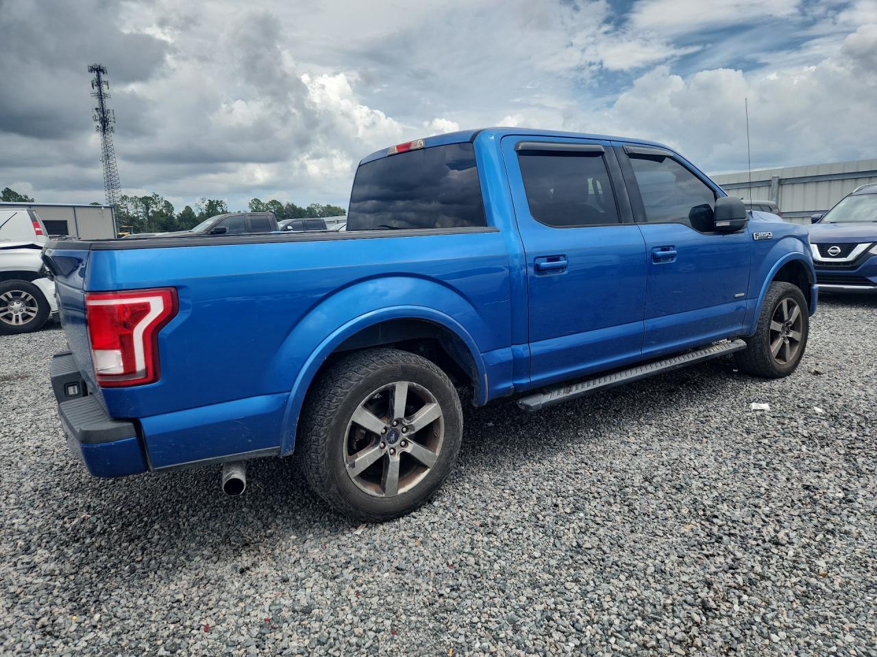 2015 Ford F150 Supercrew Blue vin: 1FTEW1CP4FKD34242