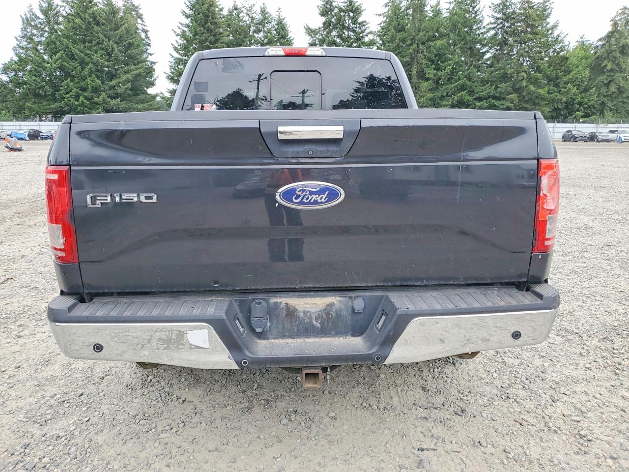 2015 Ford F150 Supercrew Black vin: 1FTEW1CP4FKD48948