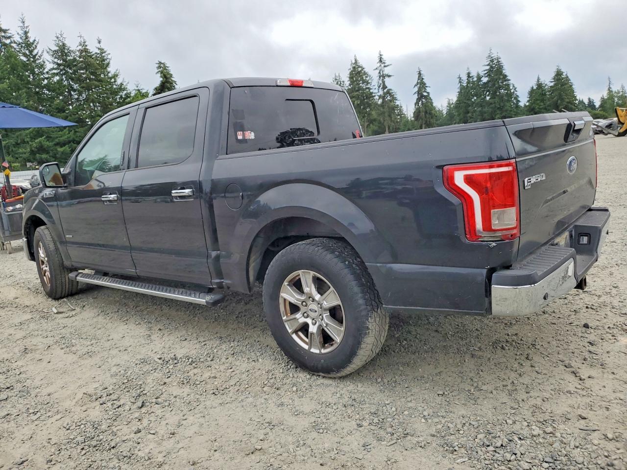 2015 Ford F150 Supercrew Black vin: 1FTEW1CP4FKD48948
