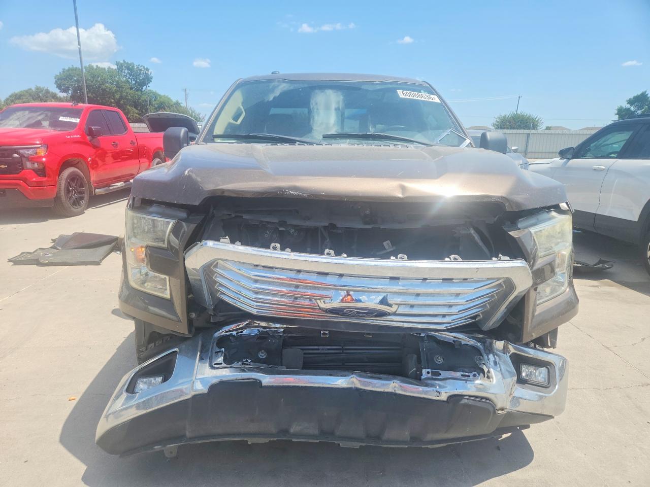 2015 Ford F150 Supercrew Brown vin: 1FTEW1CP4FKE24104