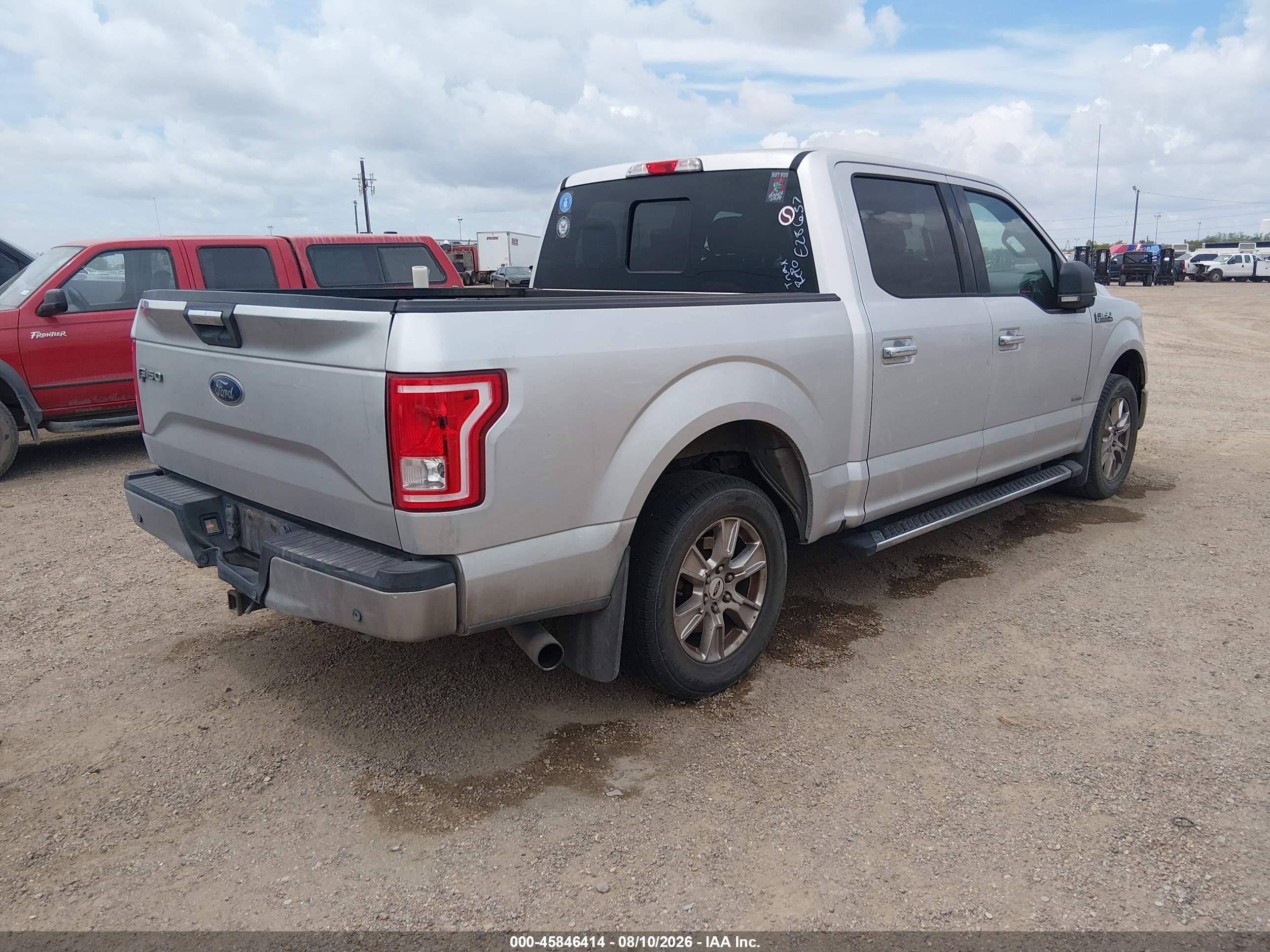 2015 Ford F-150 Xlt Silver vin: 1FTEW1CP4FKE28637