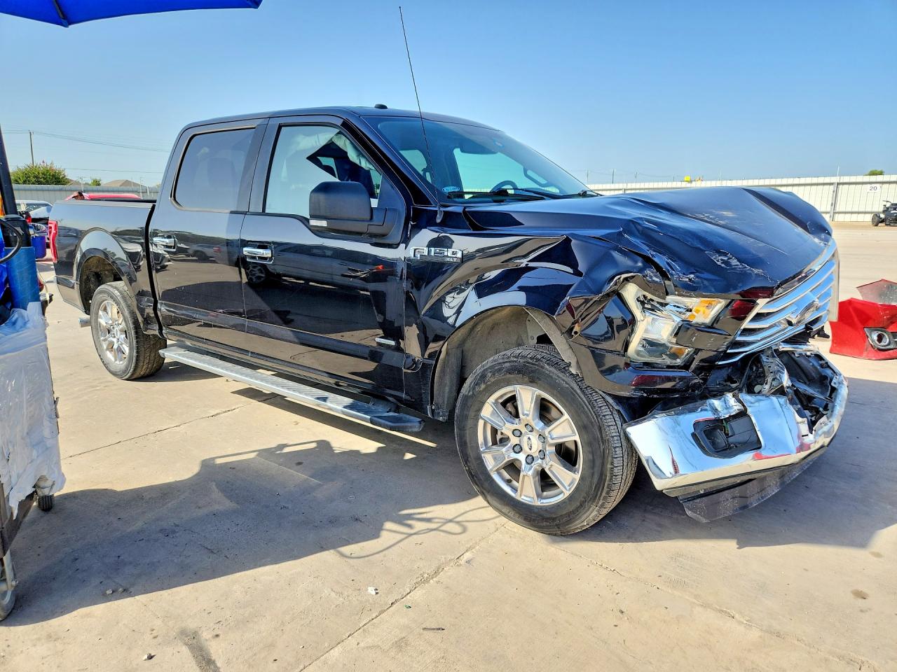 2015 Ford F150 Supercrew Black vin: 1FTEW1CP4FKE46670