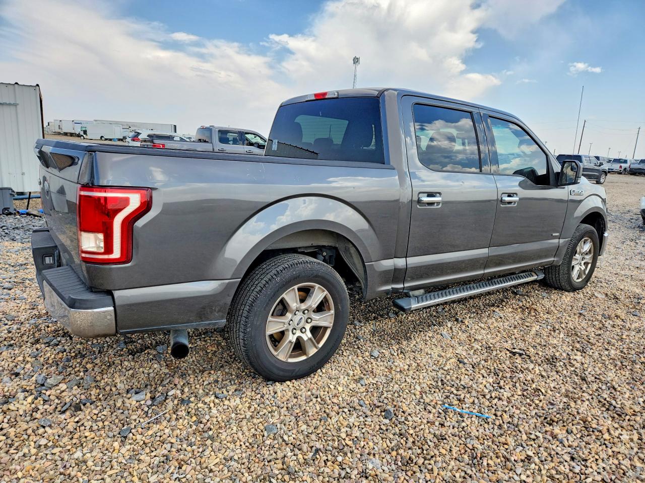 2015 Ford F150 Supercrew Gray vin: 1FTEW1CP4FKE72315