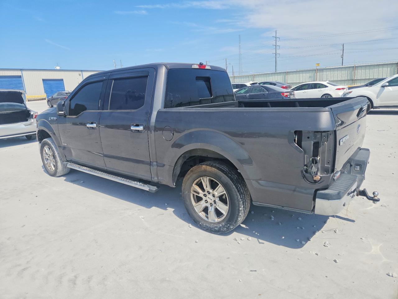 2015 Ford F150 Supercrew Gray vin: 1FTEW1CP4FKE84741