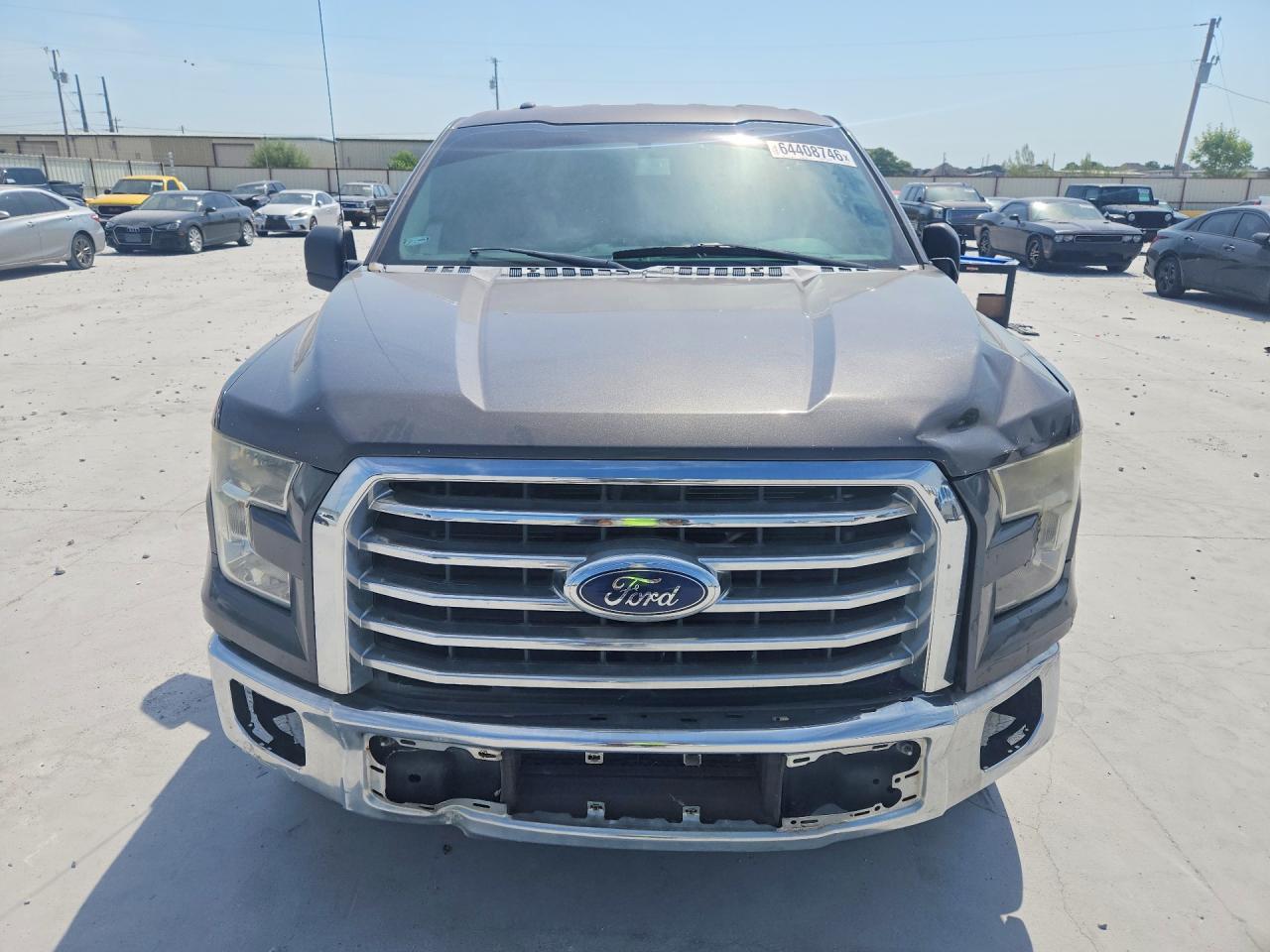 2015 Ford F150 Supercrew Gray vin: 1FTEW1CP4FKE84741