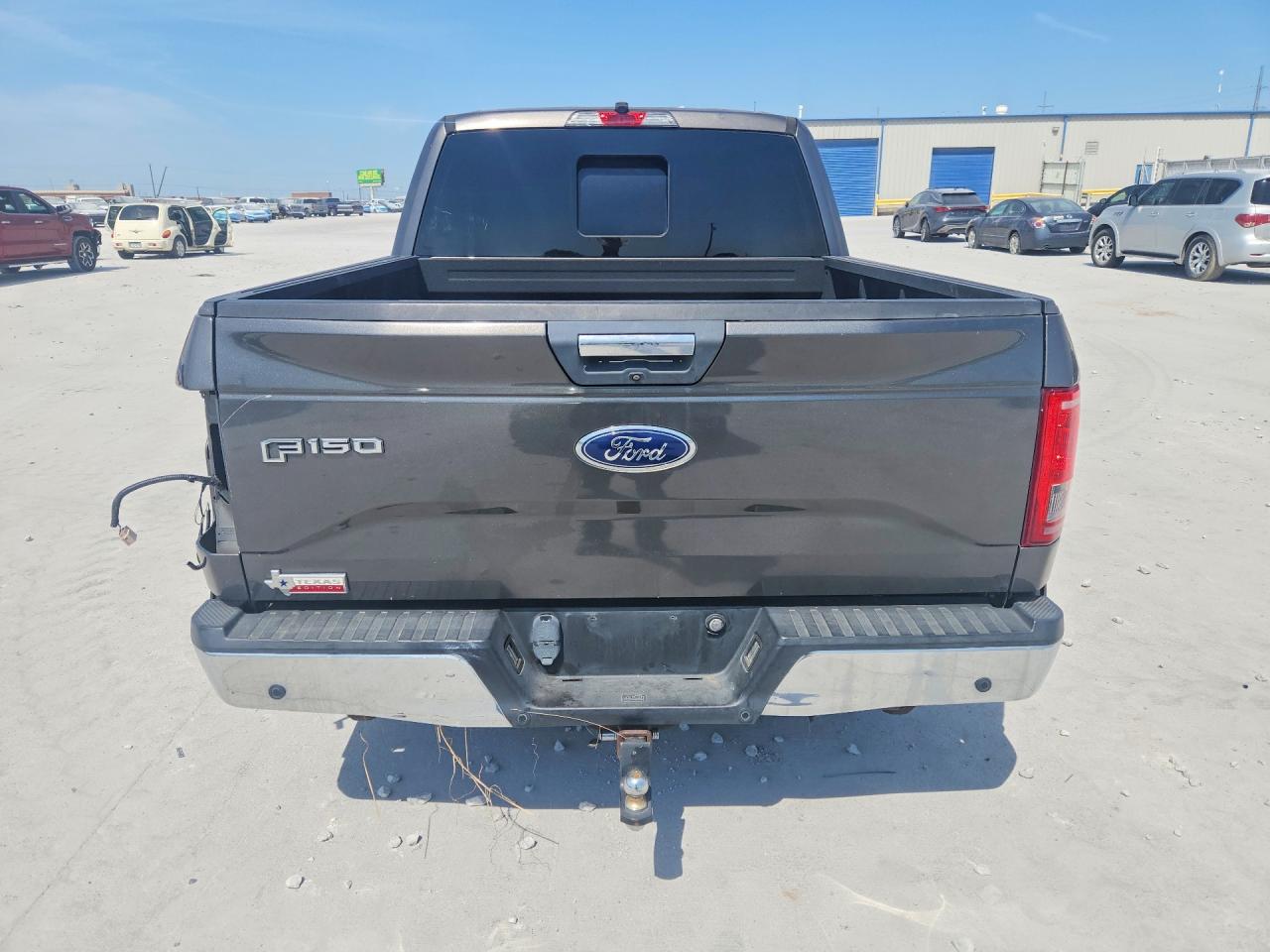 2015 Ford F150 Supercrew Gray vin: 1FTEW1CP4FKE84741