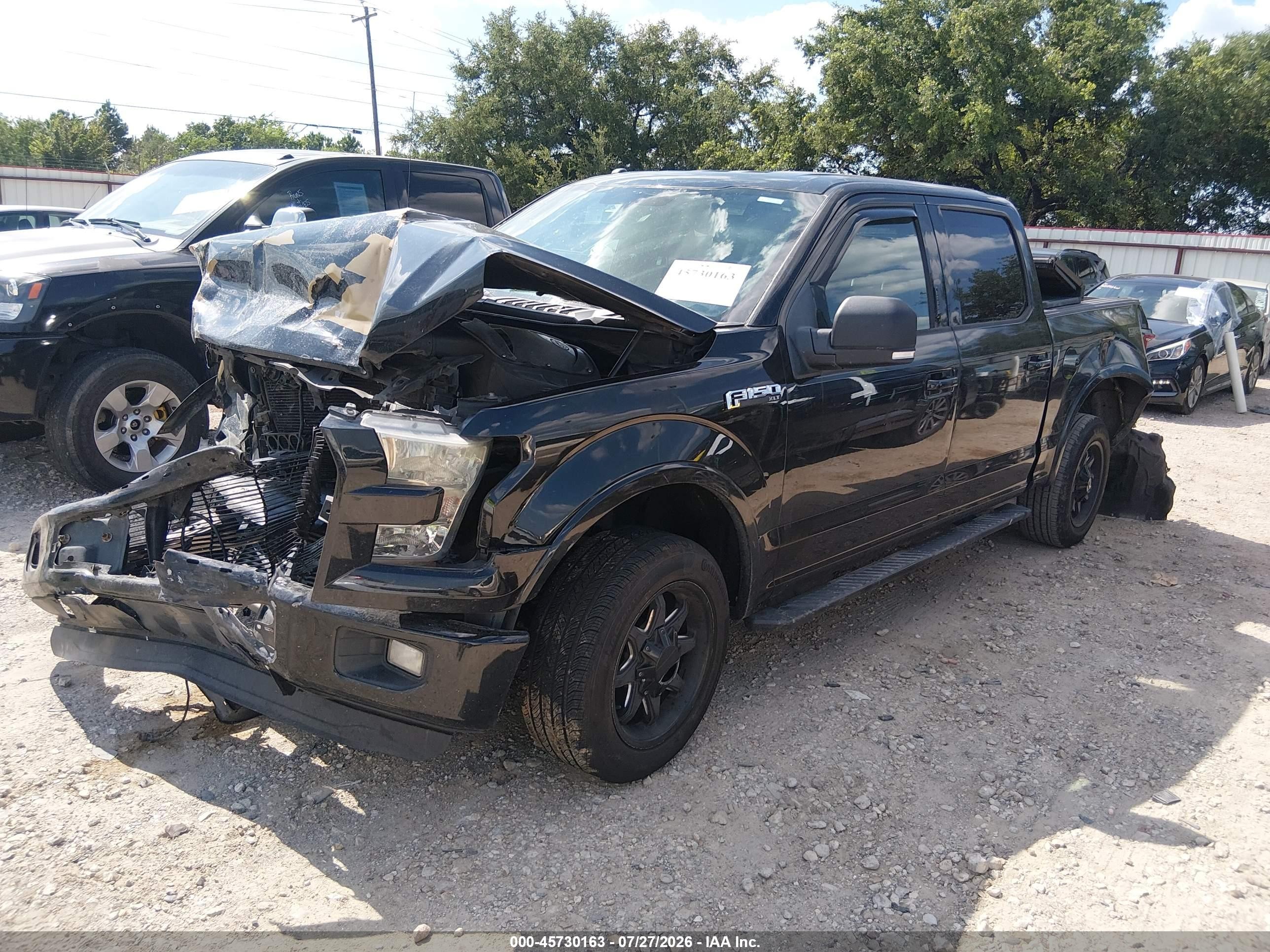 2015 Ford F-150 Xlt Black vin: 1FTEW1CP4FKF03711