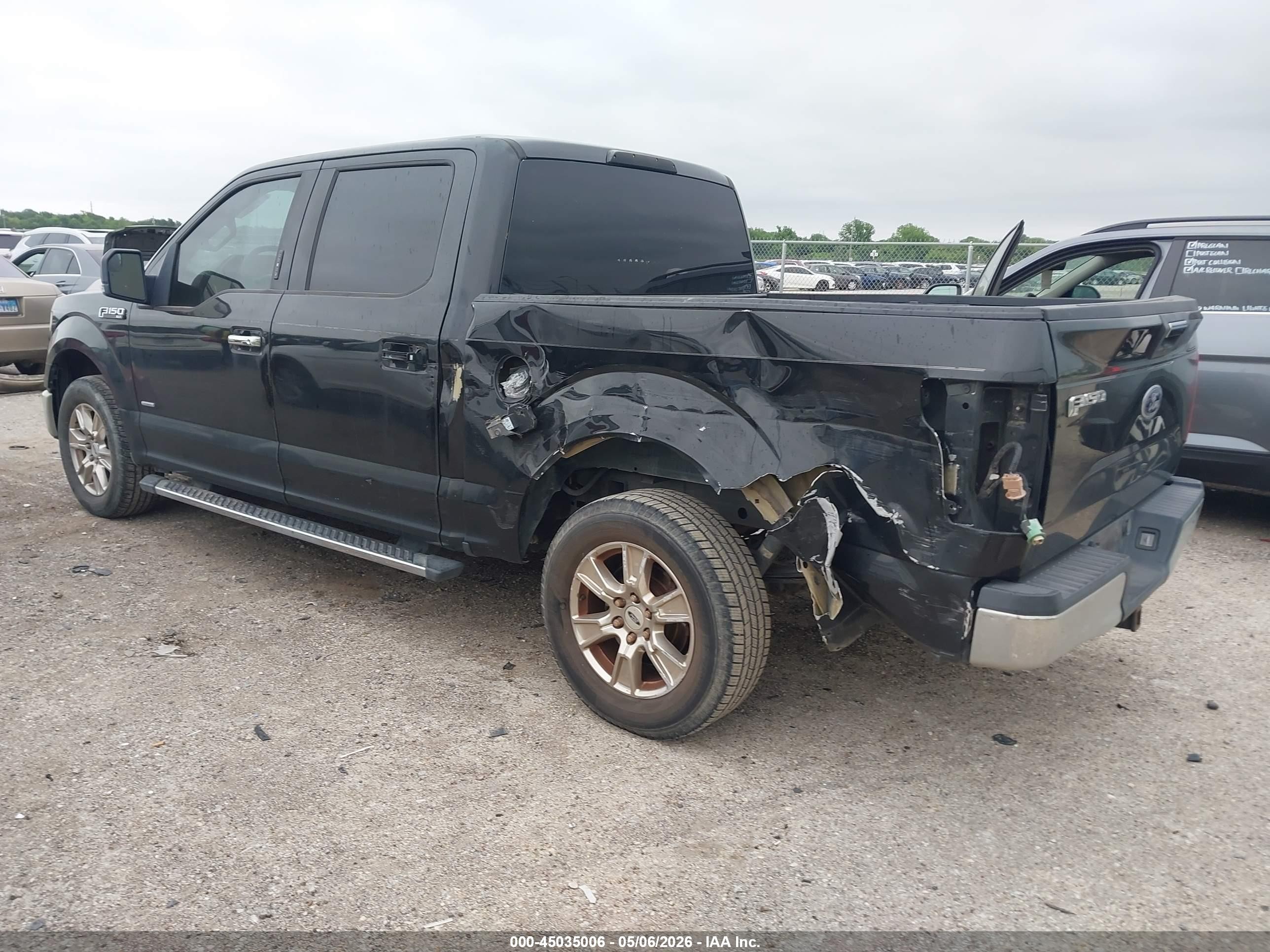 2015 Ford F-150 Xlt Black vin: 1FTEW1CP4FKF23134