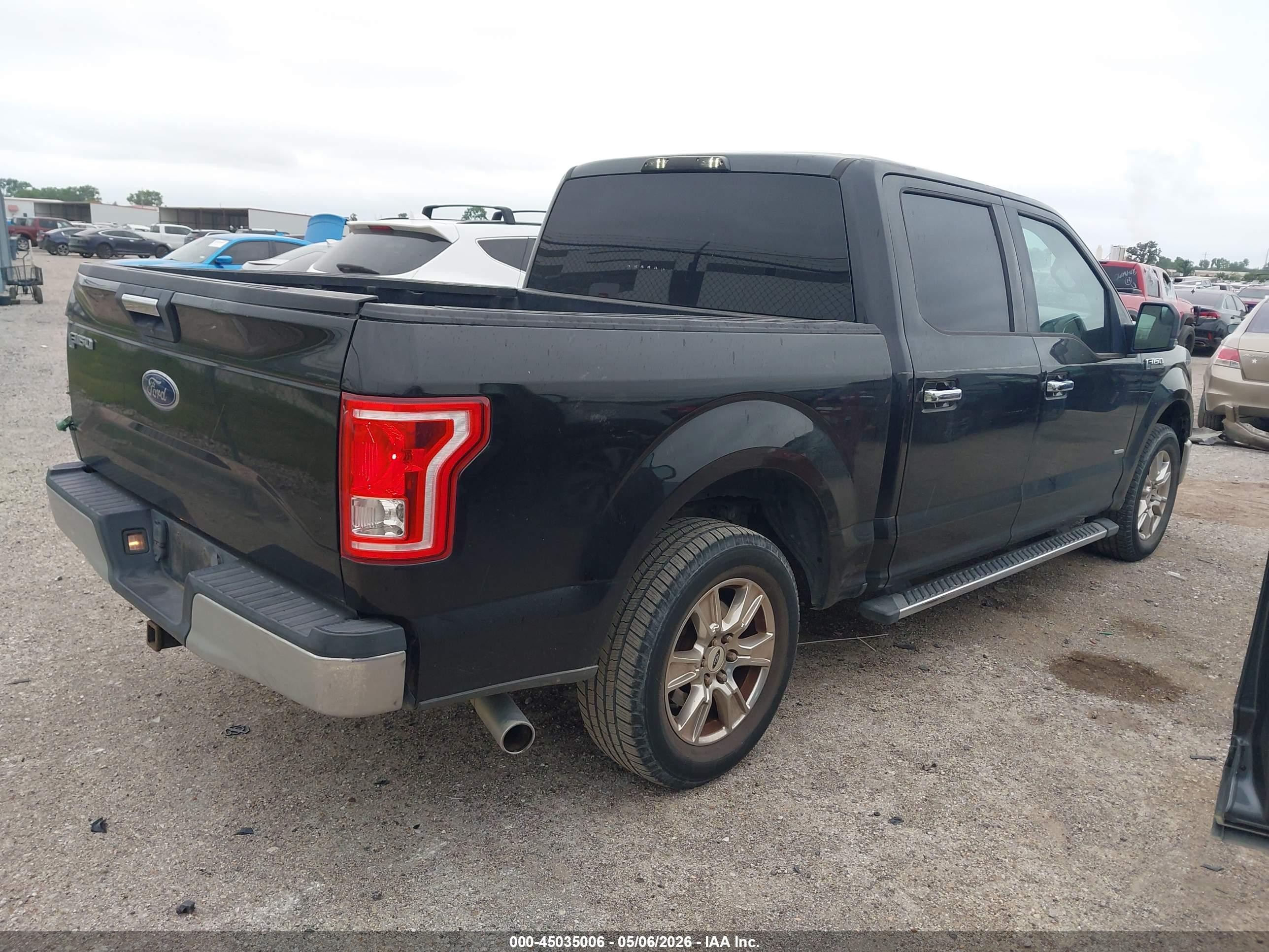 2015 Ford F-150 Xlt Black vin: 1FTEW1CP4FKF23134