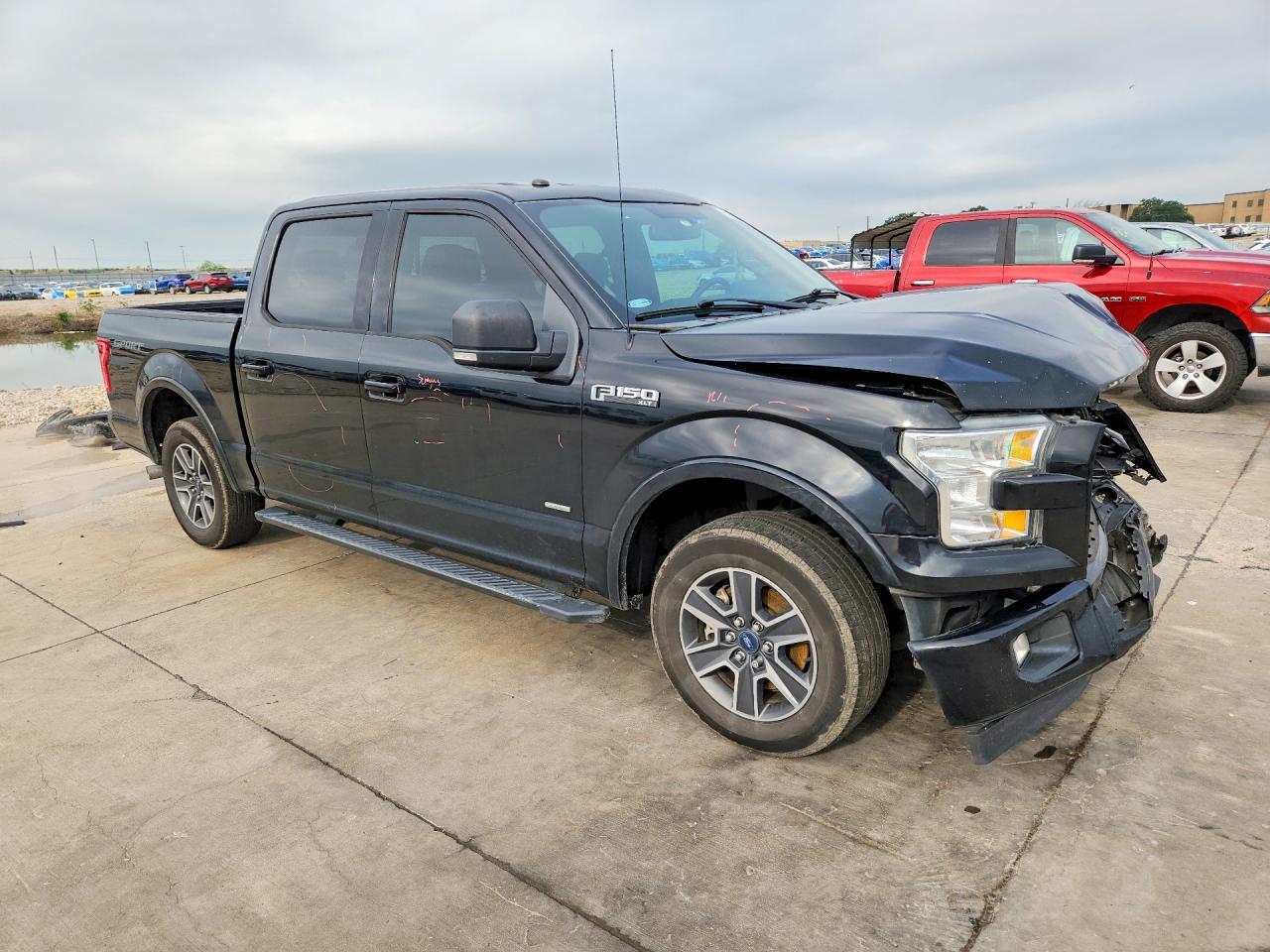 2017 Ford F150 Supercrew Черный vin: 1FTEW1CP4HKC52725
