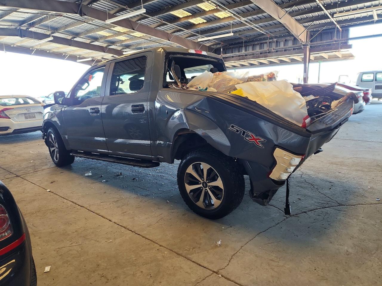 2019 Ford F150 Supercrew Gray vin: 1FTEW1CP4KKD82835