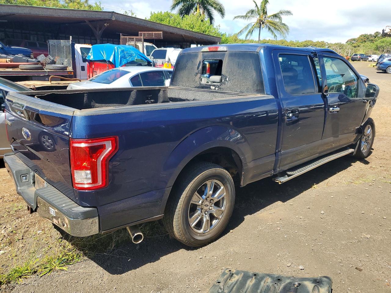 2015 Ford F150 Supercrew Blue vin: 1FTEW1CP5FFB67897