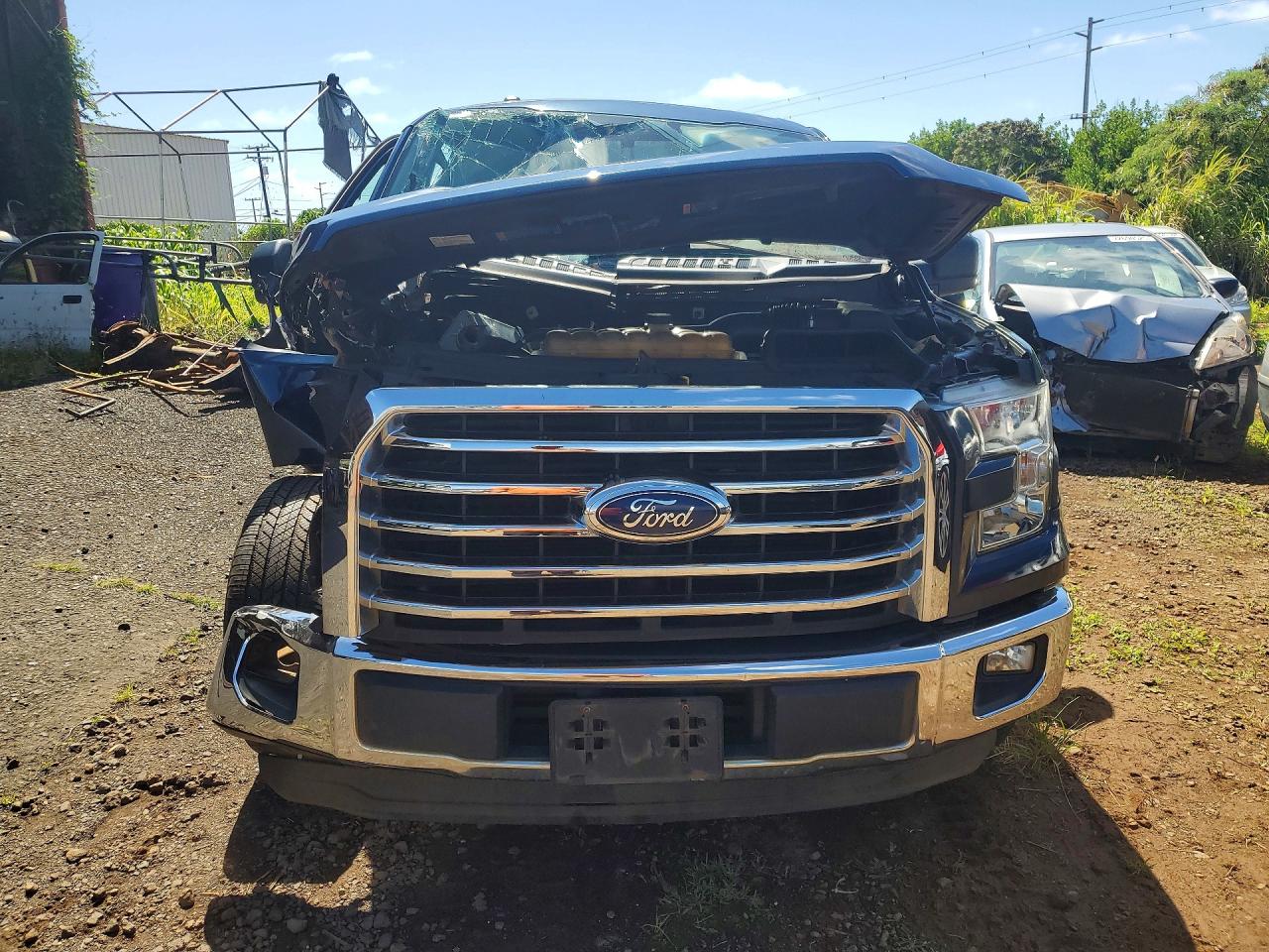 2015 Ford F150 Supercrew Blue vin: 1FTEW1CP5FFB67897
