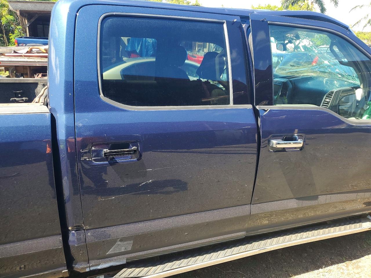2015 Ford F150 Supercrew Blue vin: 1FTEW1CP5FFB67897