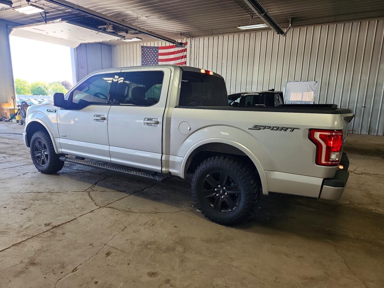 2015 Ford F150 Supercrew Silver vin: 1FTEW1CP5FKE02385