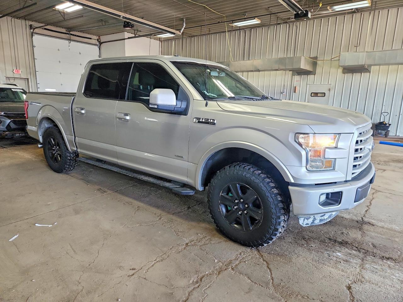 2015 Ford F150 Supercrew Silver vin: 1FTEW1CP5FKE02385