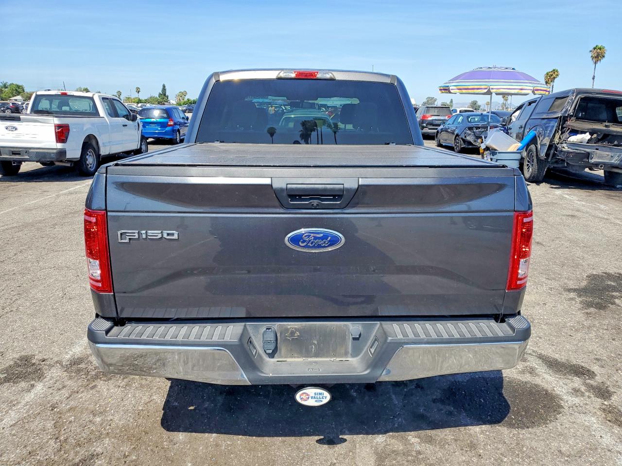 2015 Ford F150 Supercrew Charcoal vin: 1FTEW1CP5FKE65373