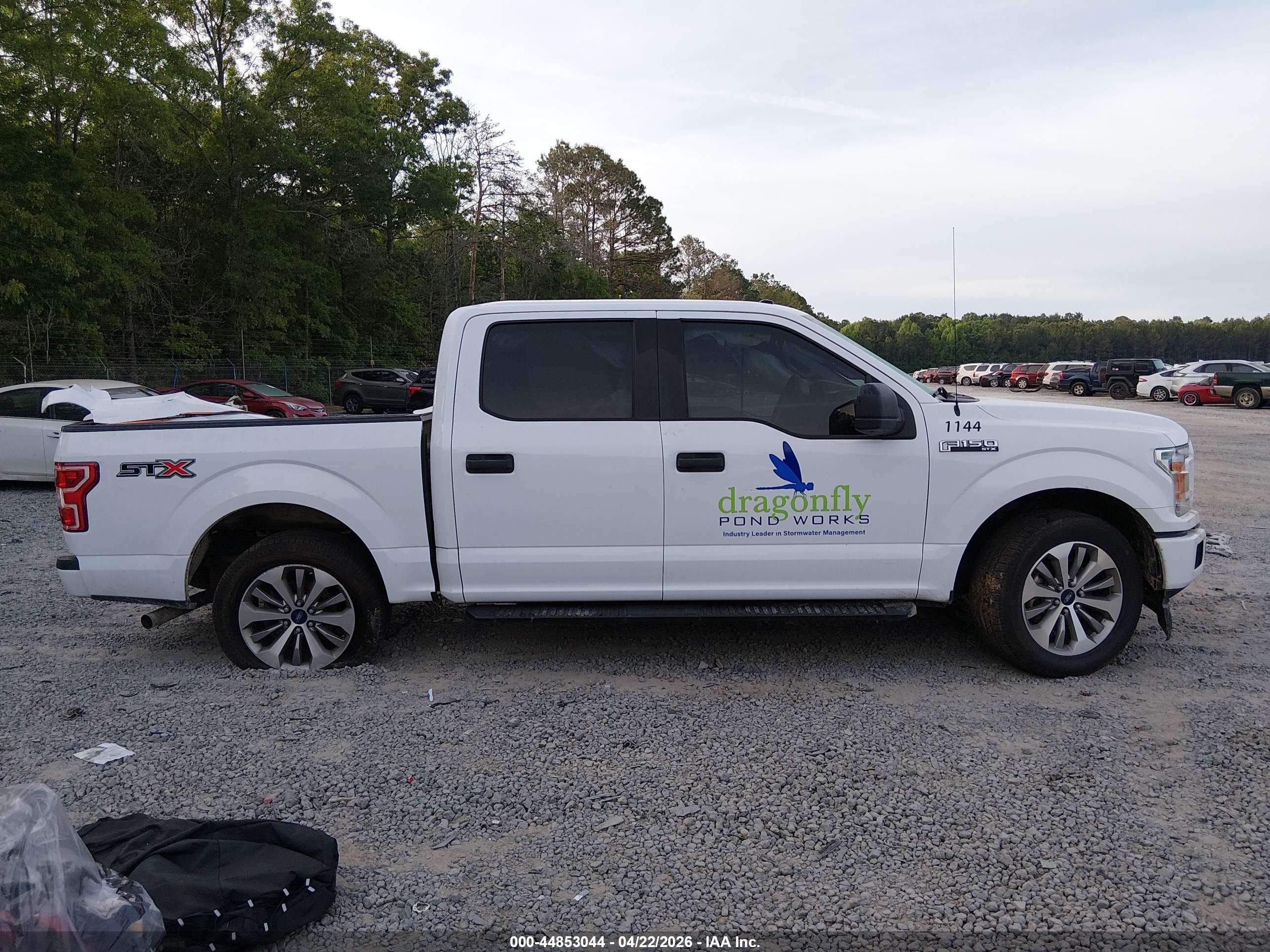 2018 Ford F-150 Xl White vin: 1FTEW1CP5JKF27301