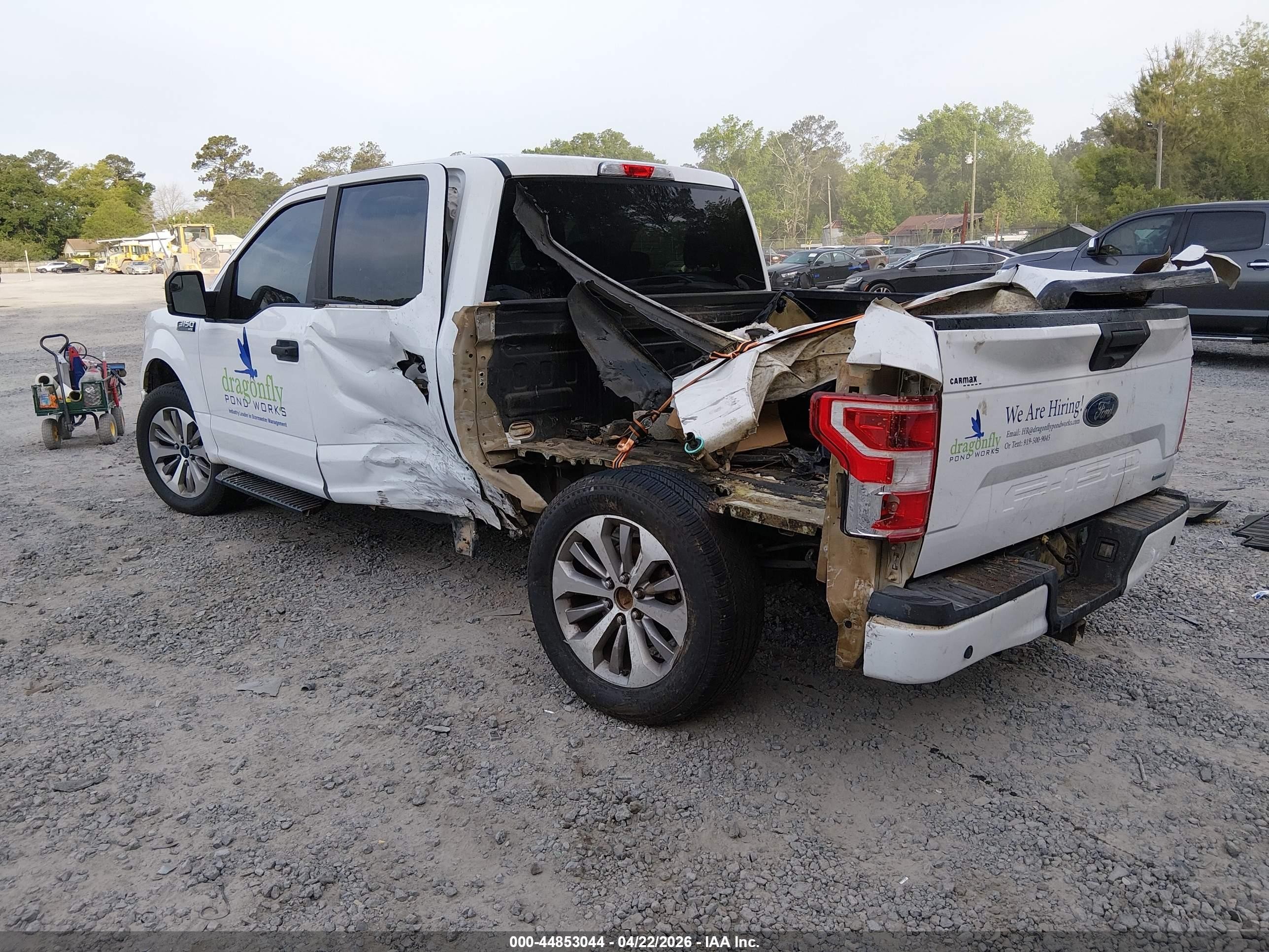 2018 Ford F-150 Xl White vin: 1FTEW1CP5JKF27301
