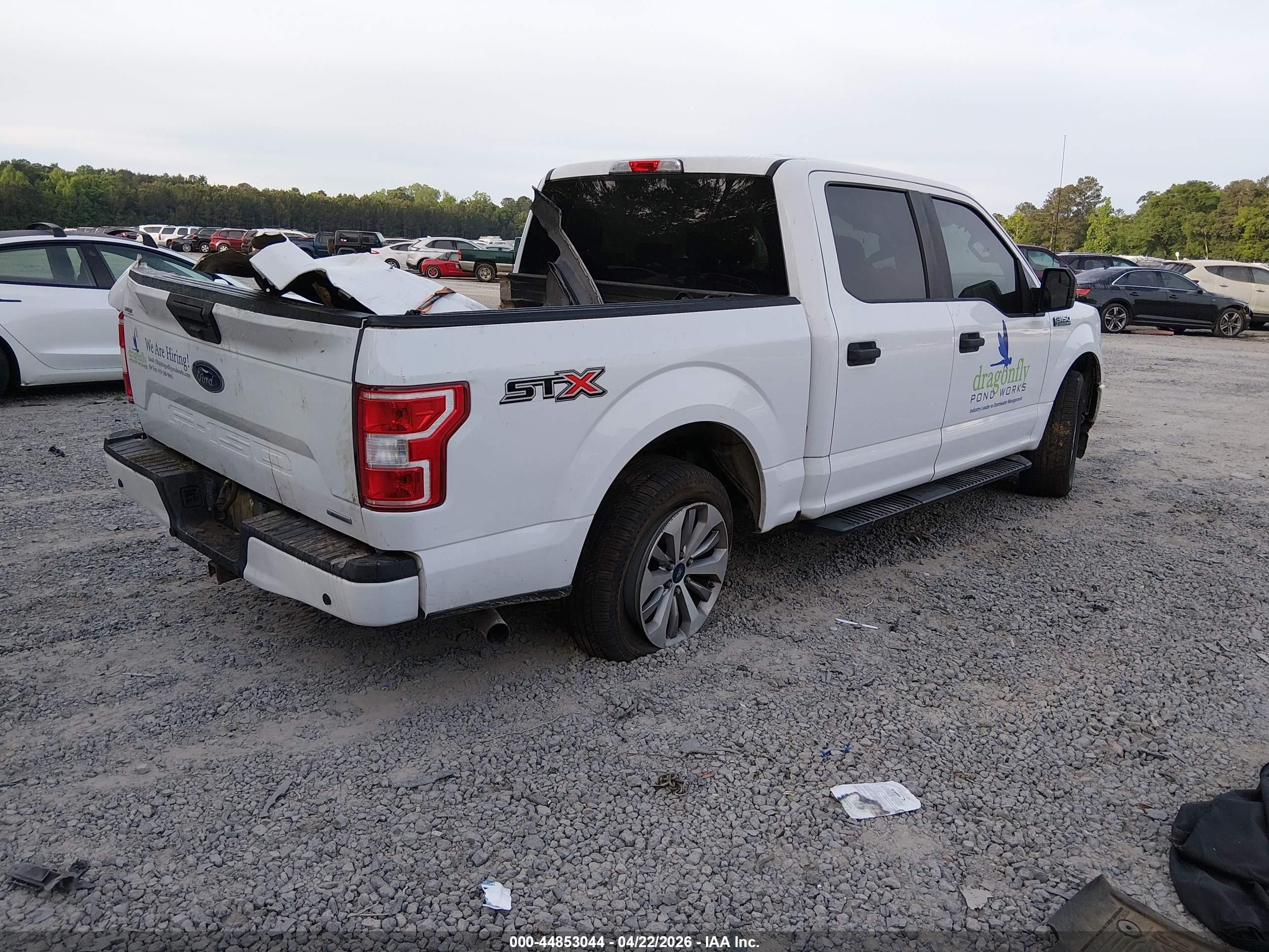 2018 Ford F-150 Xl White vin: 1FTEW1CP5JKF27301