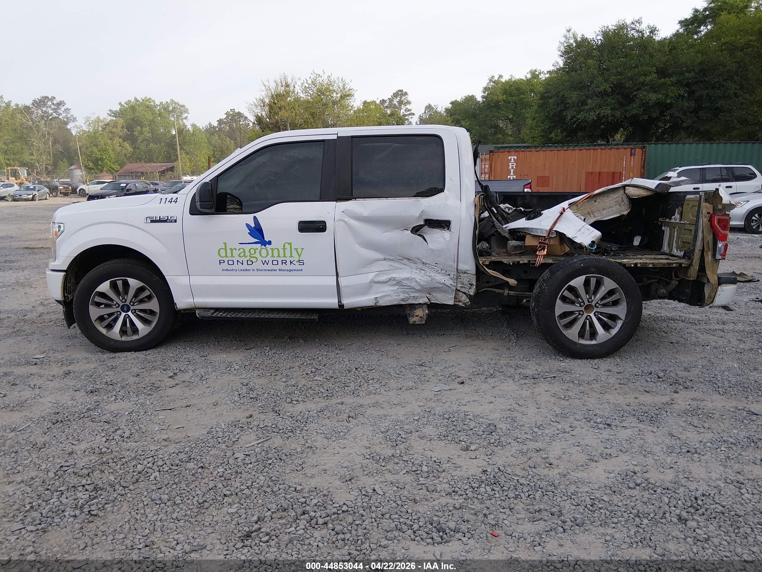 2018 Ford F-150 Xl White vin: 1FTEW1CP5JKF27301