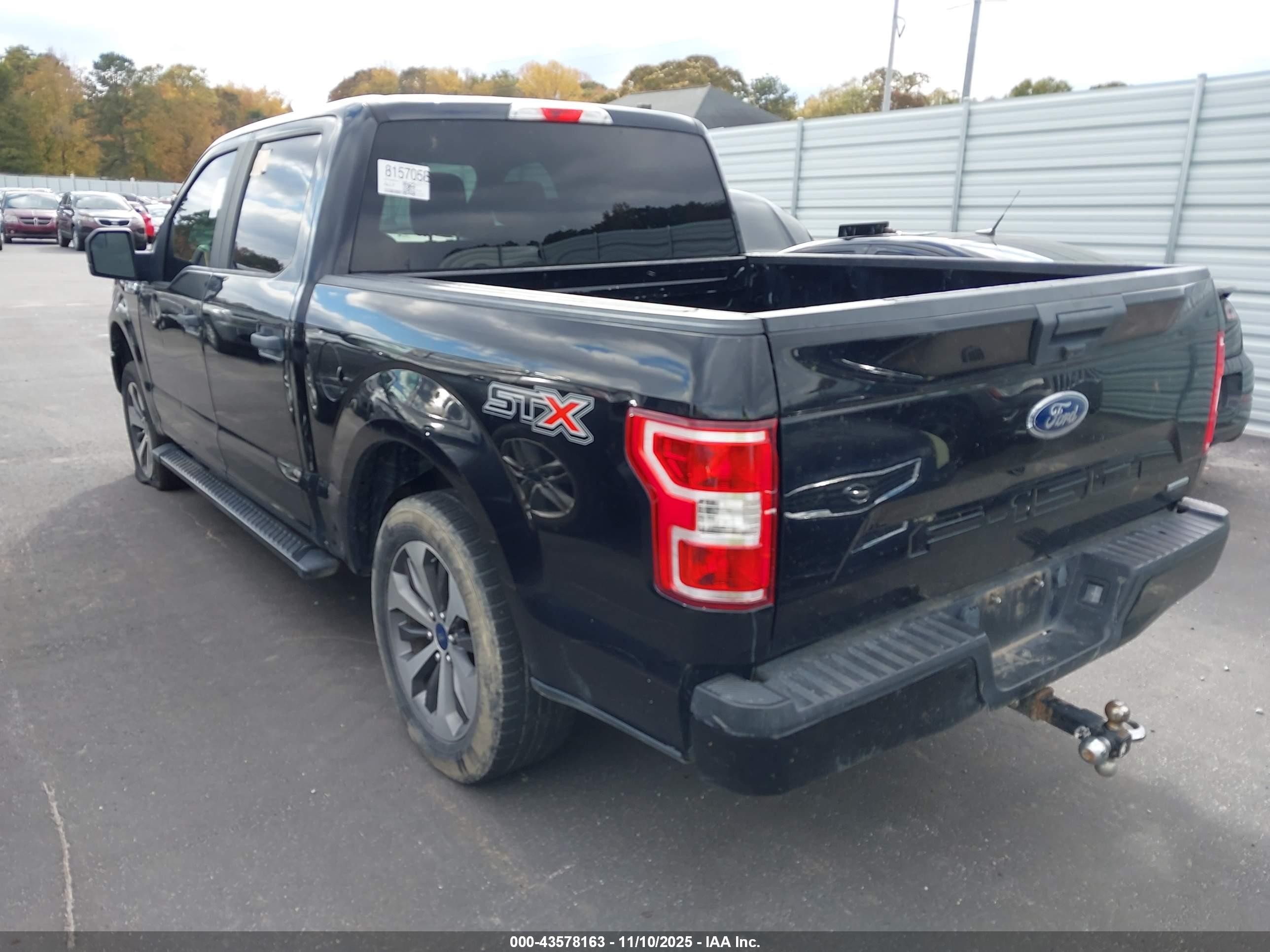 2019 Ford F-150 Xl Black vin: 1FTEW1CP5KKC85191