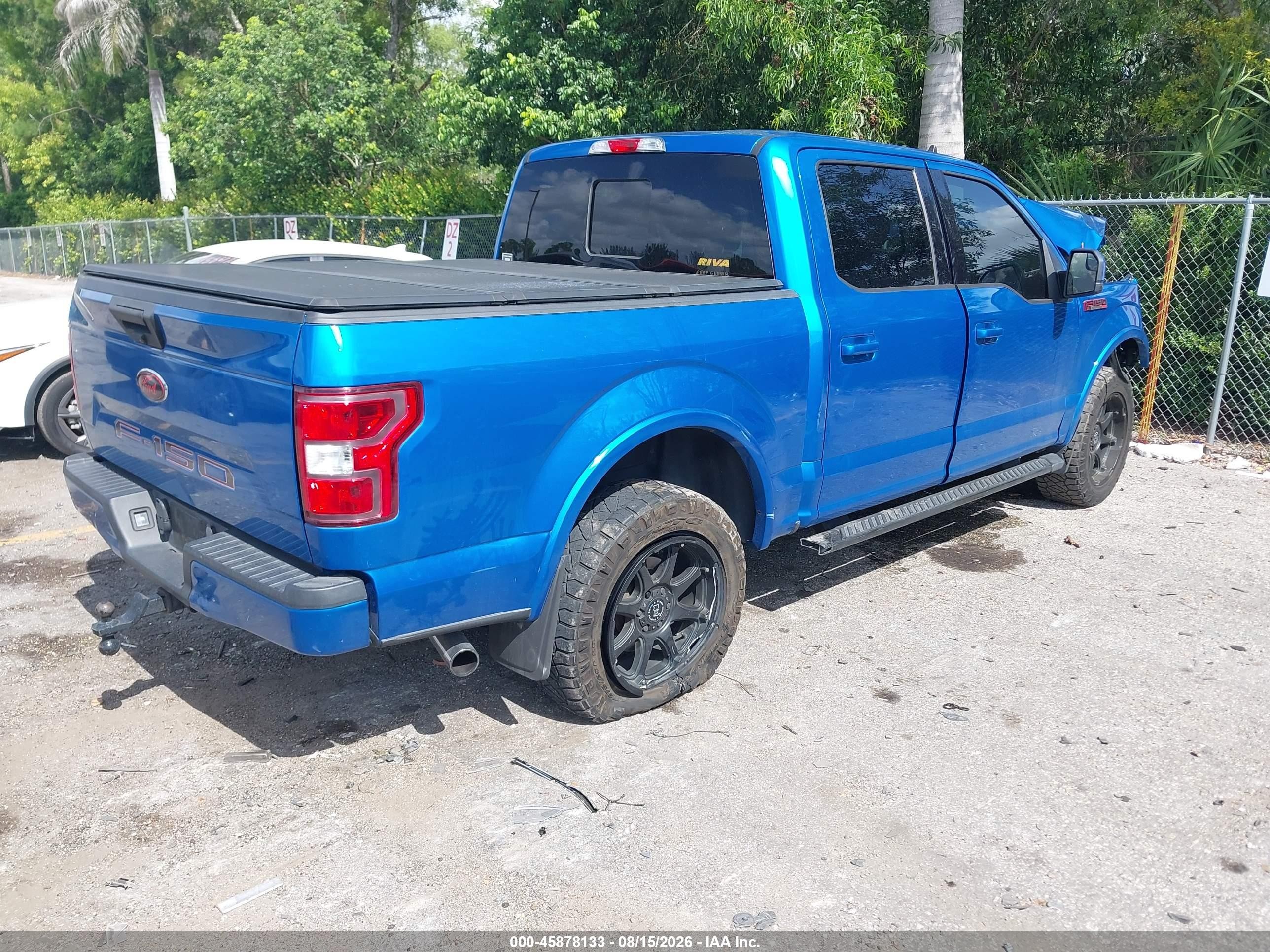 2020 Ford F-150 Xlt Blue vin: 1FTEW1CP5LFC64058