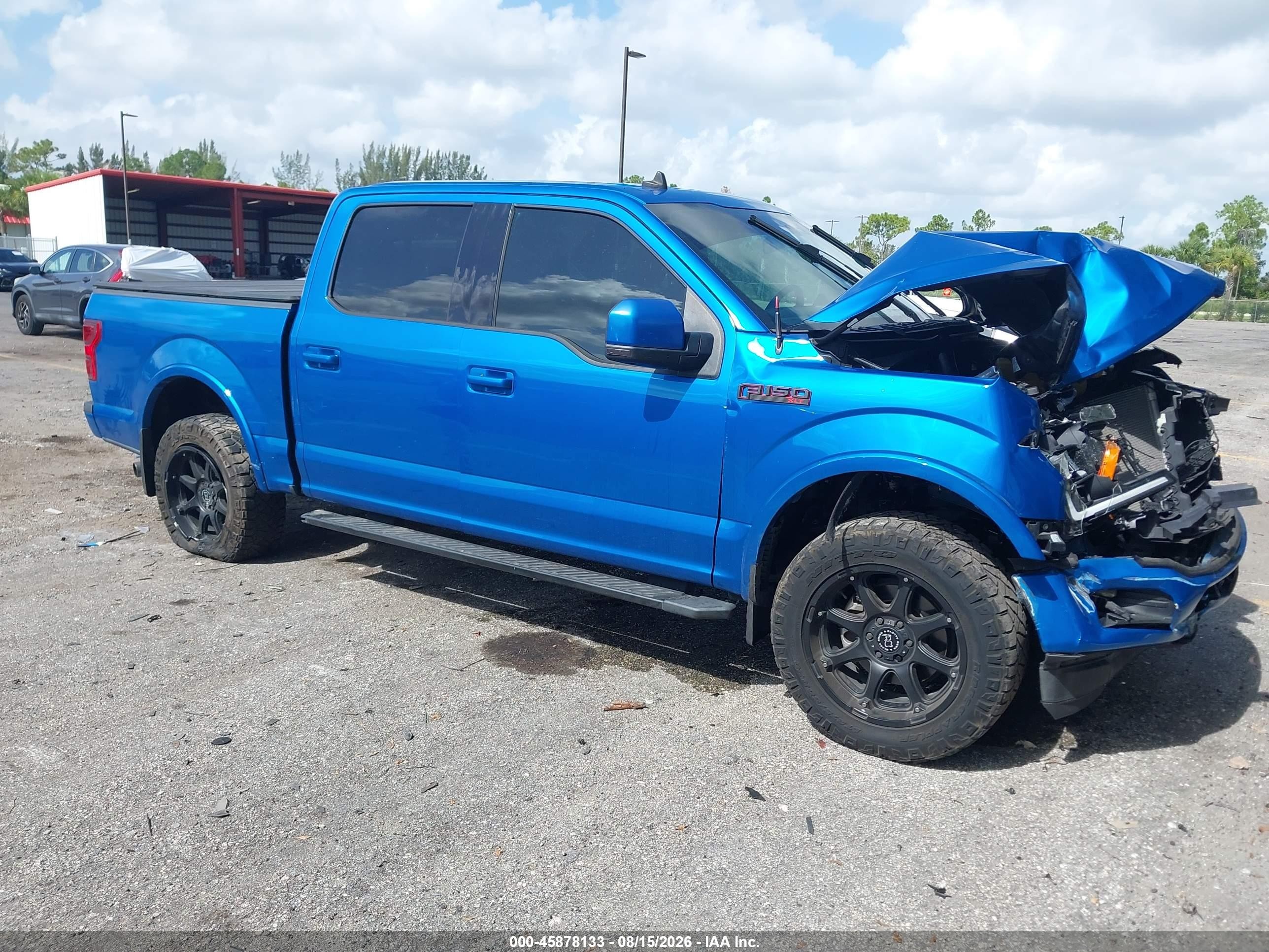 2020 Ford F-150 Xlt Blue vin: 1FTEW1CP5LFC64058