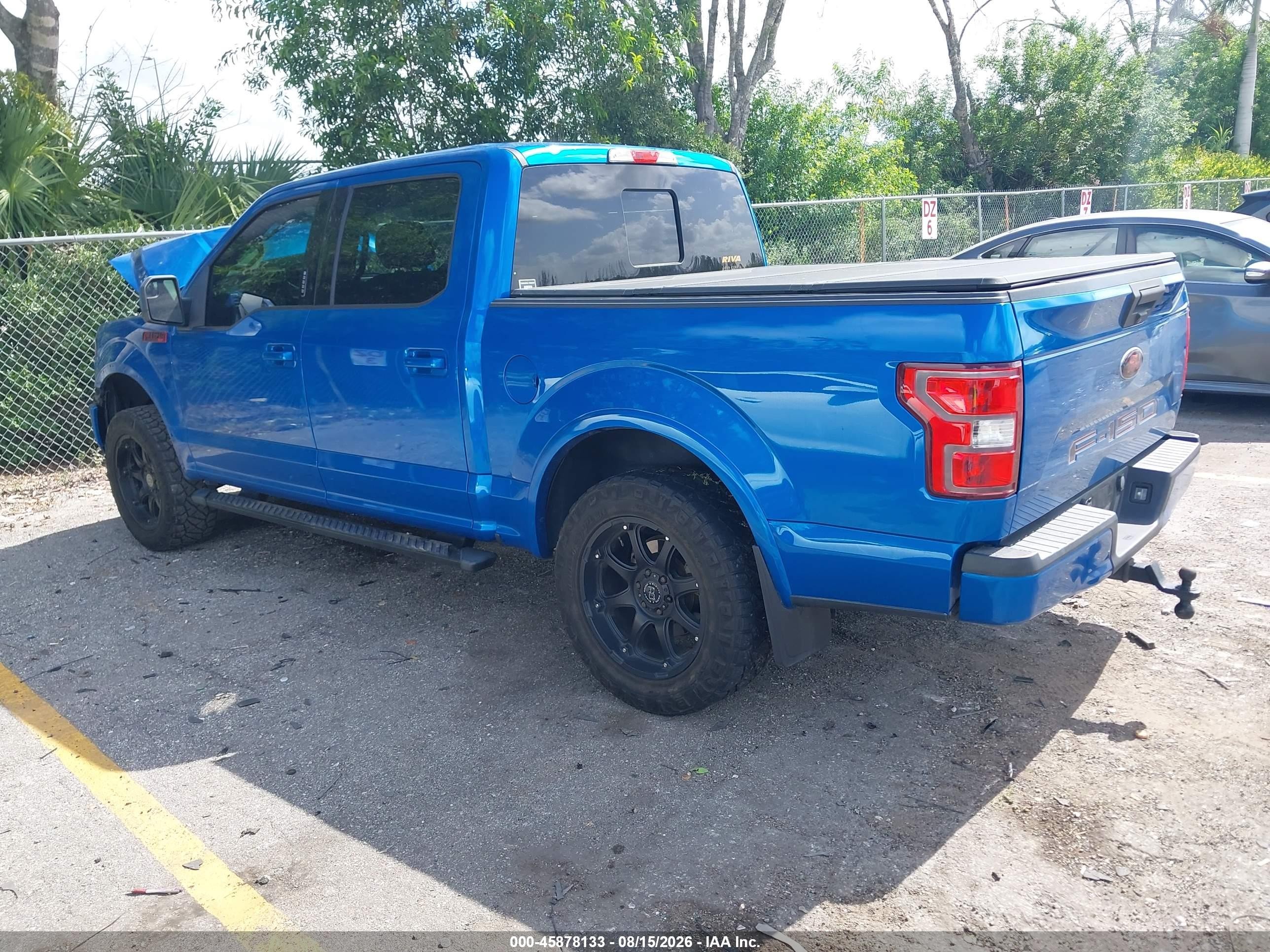 2020 Ford F-150 Xlt Blue vin: 1FTEW1CP5LFC64058