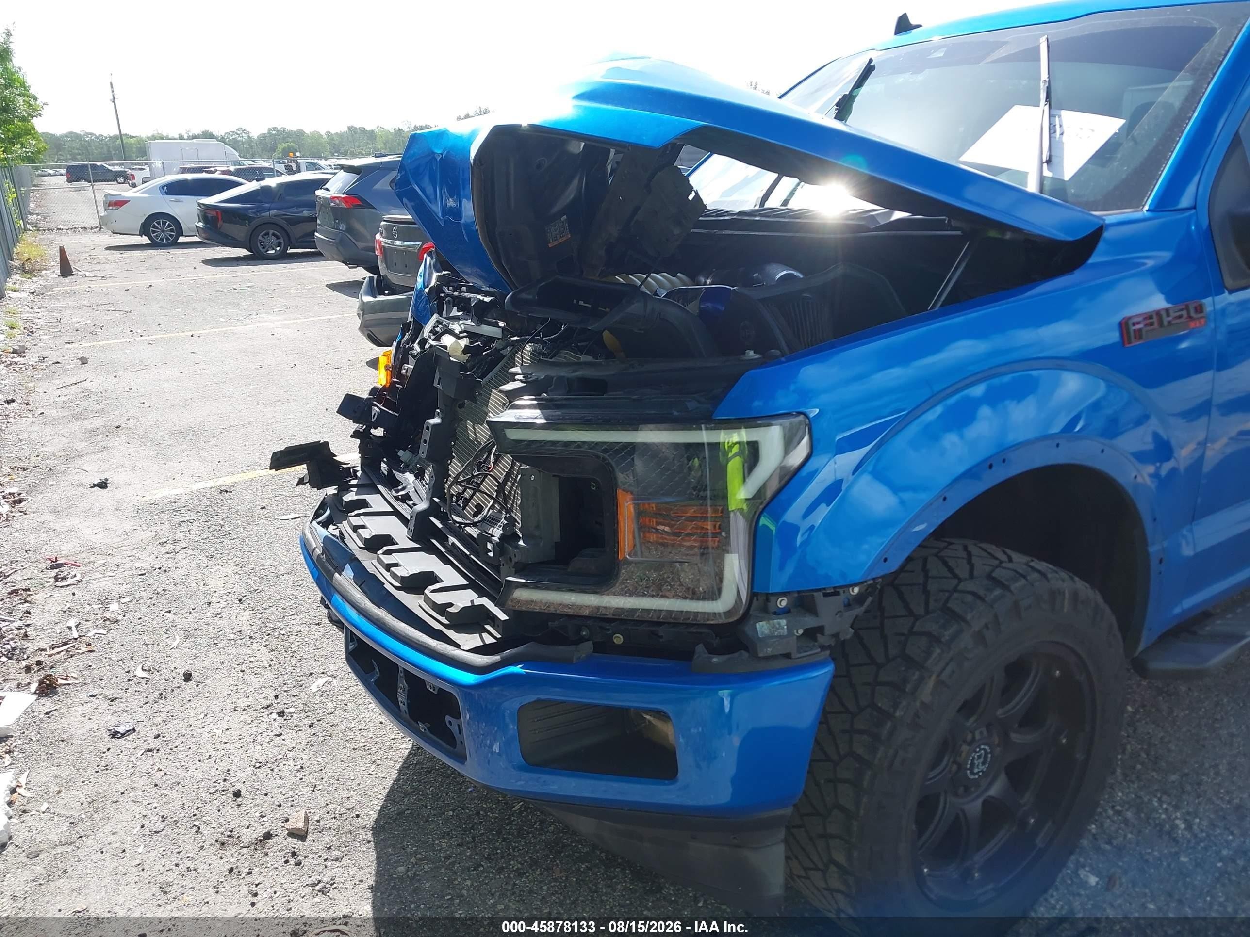 2020 Ford F-150 Xlt Blue vin: 1FTEW1CP5LFC64058