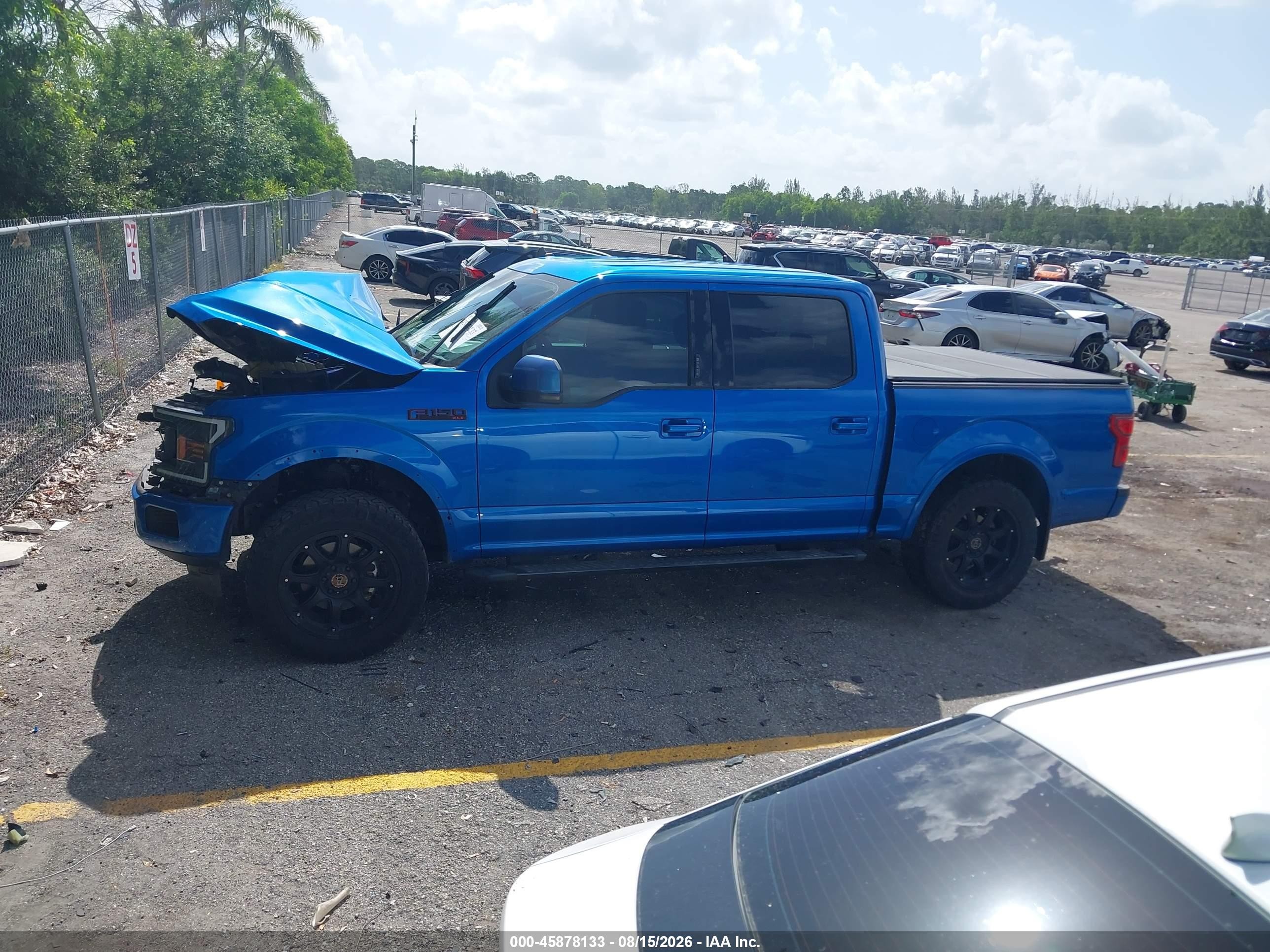 2020 Ford F-150 Xlt Blue vin: 1FTEW1CP5LFC64058