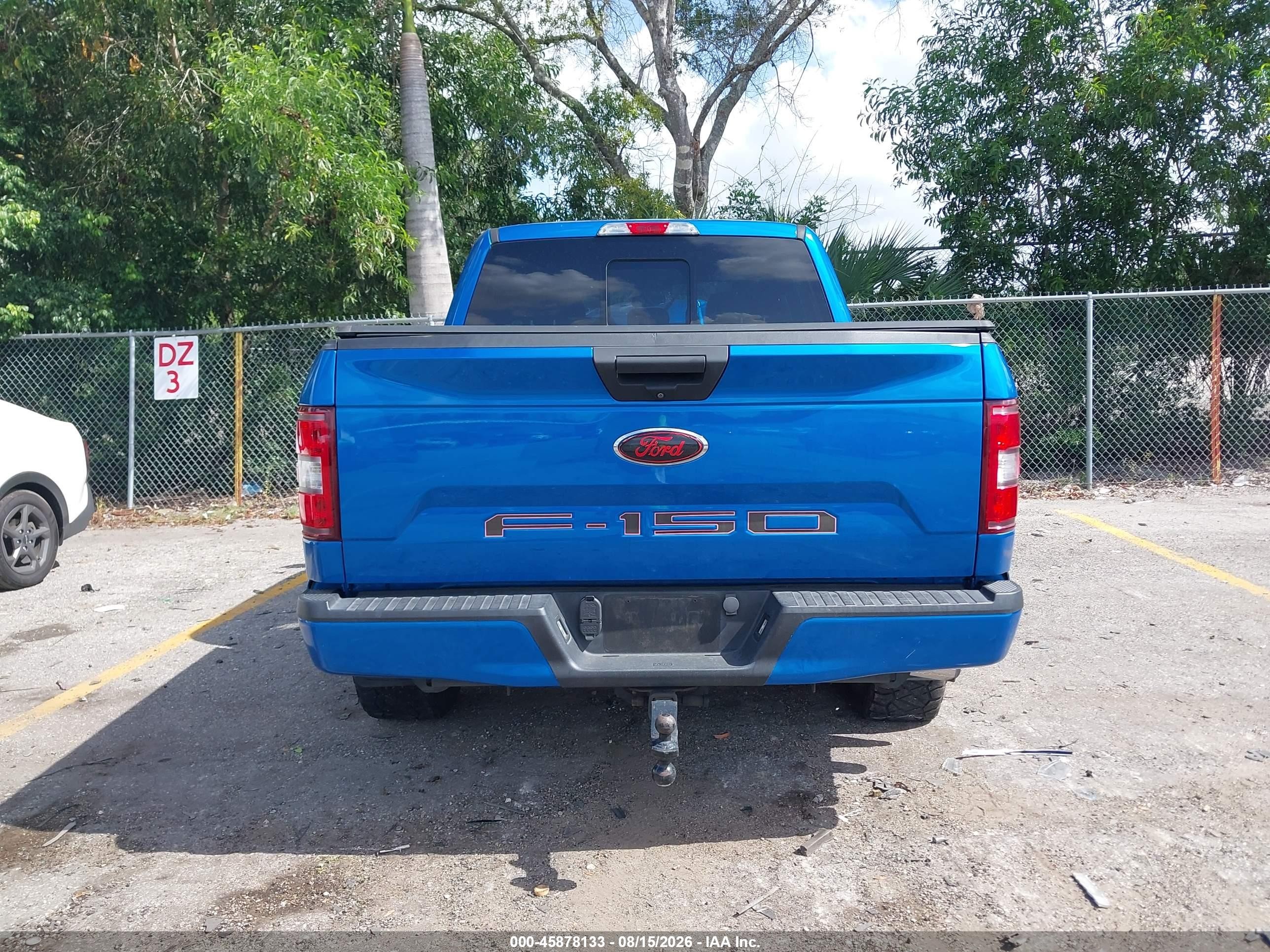 2020 Ford F-150 Xlt Blue vin: 1FTEW1CP5LFC64058