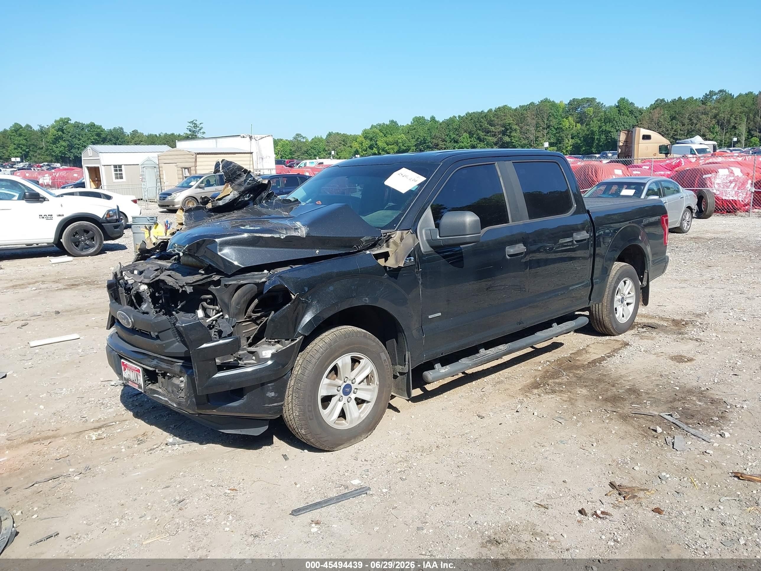 2015 Ford F-150 Xl Black vin: 1FTEW1CP6FFD00764