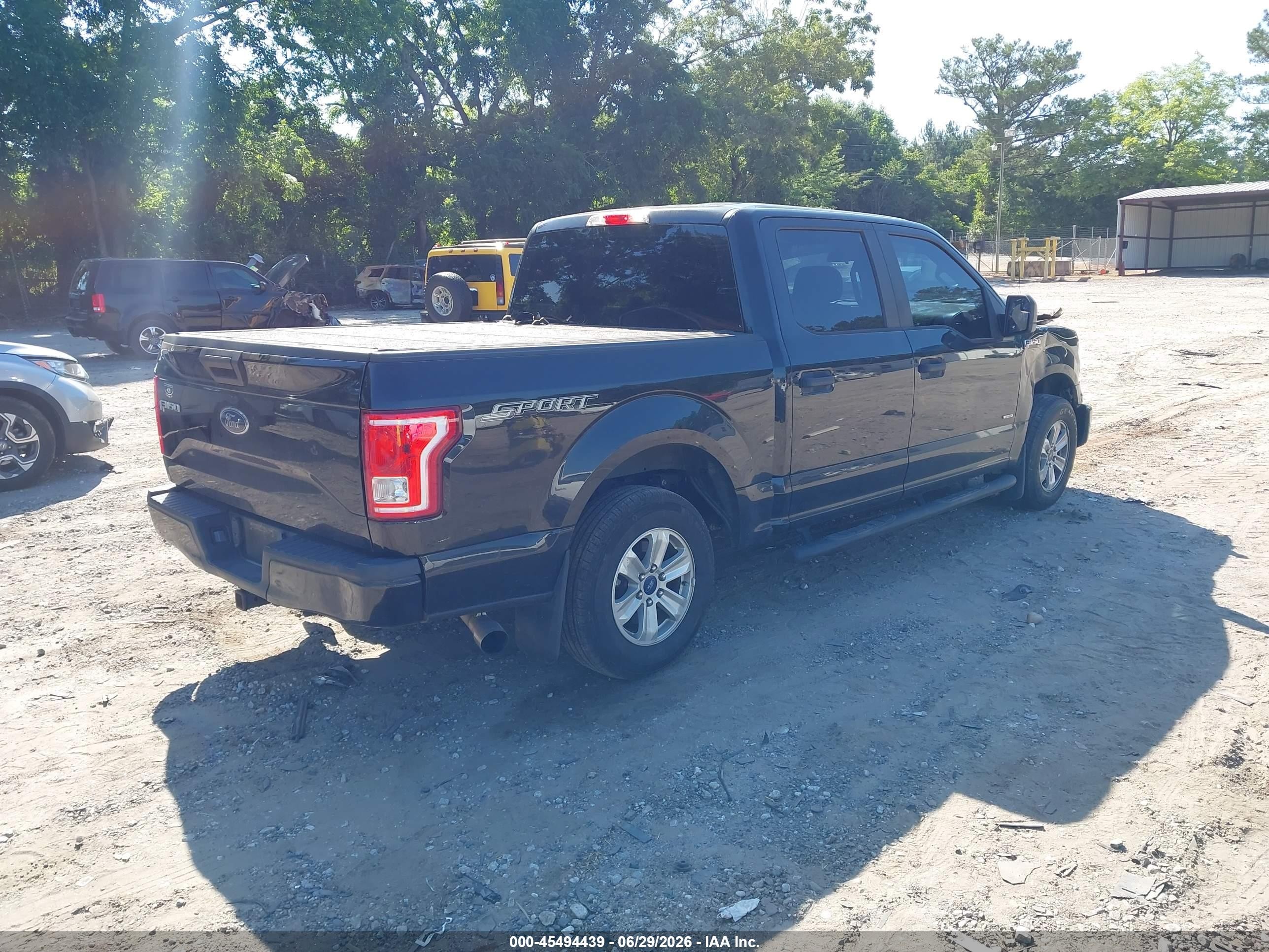 2015 Ford F-150 Xl Black vin: 1FTEW1CP6FFD00764
