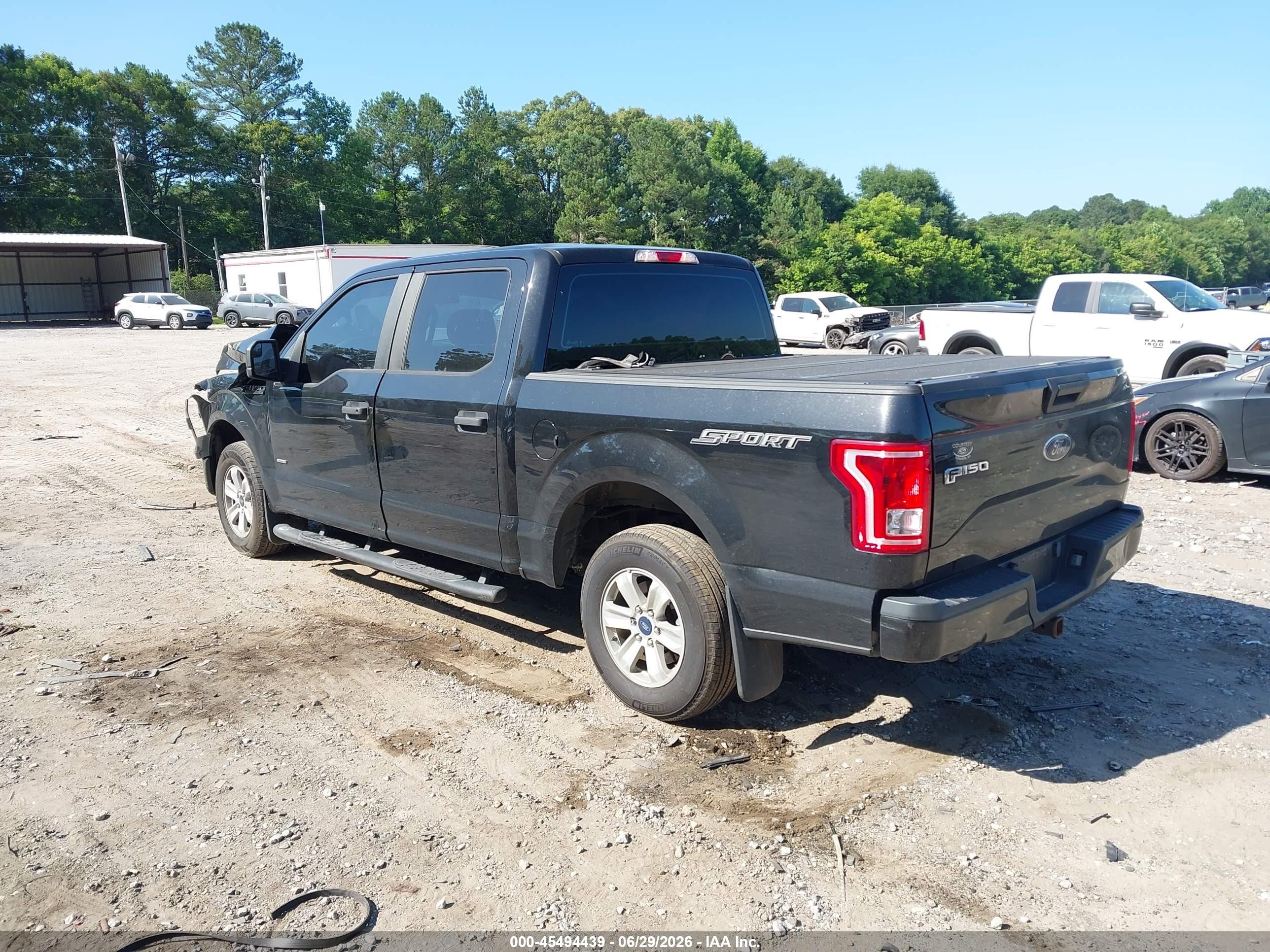 2015 Ford F-150 Xl Black vin: 1FTEW1CP6FFD00764