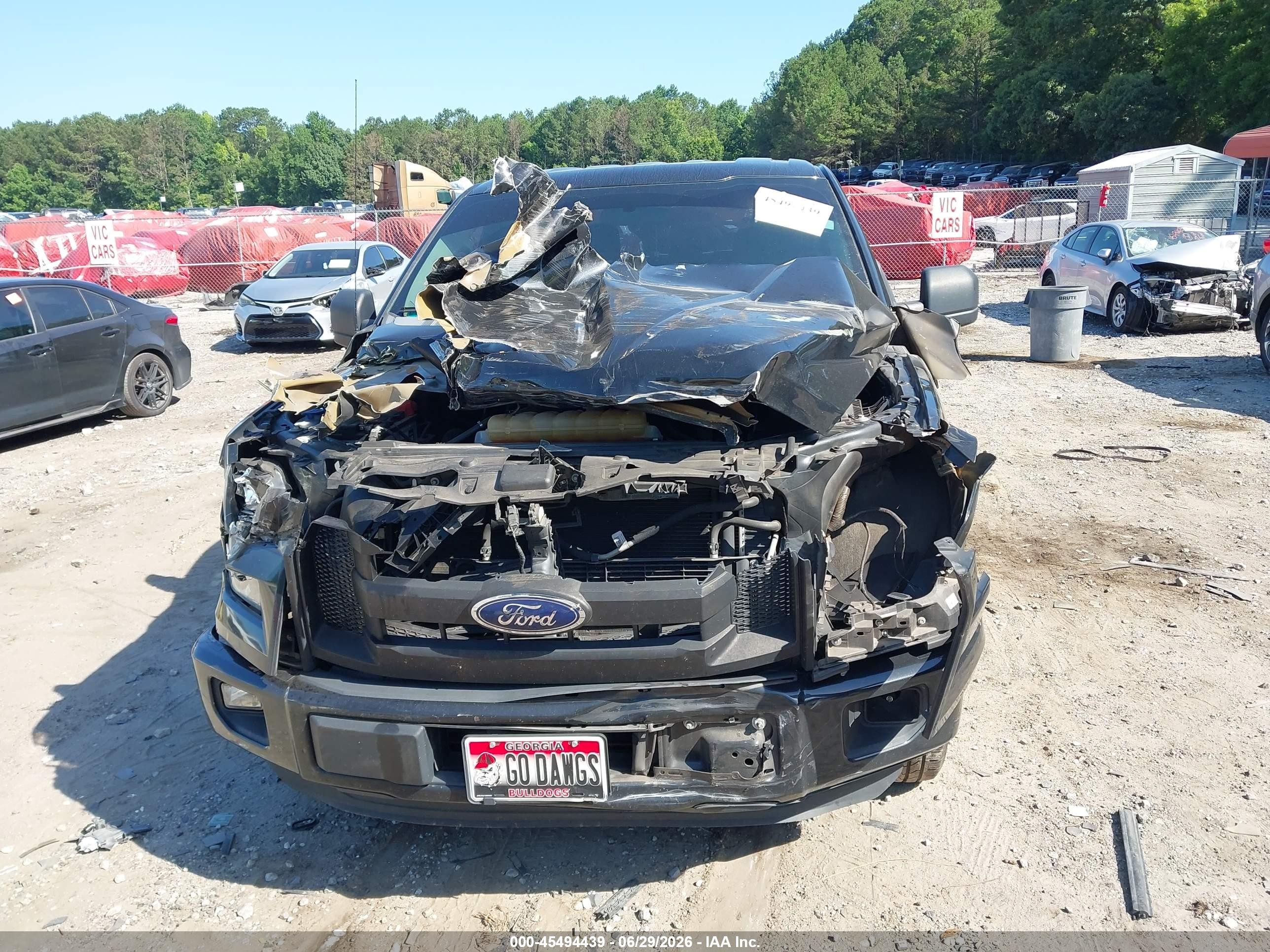 2015 Ford F-150 Xl Black vin: 1FTEW1CP6FFD00764