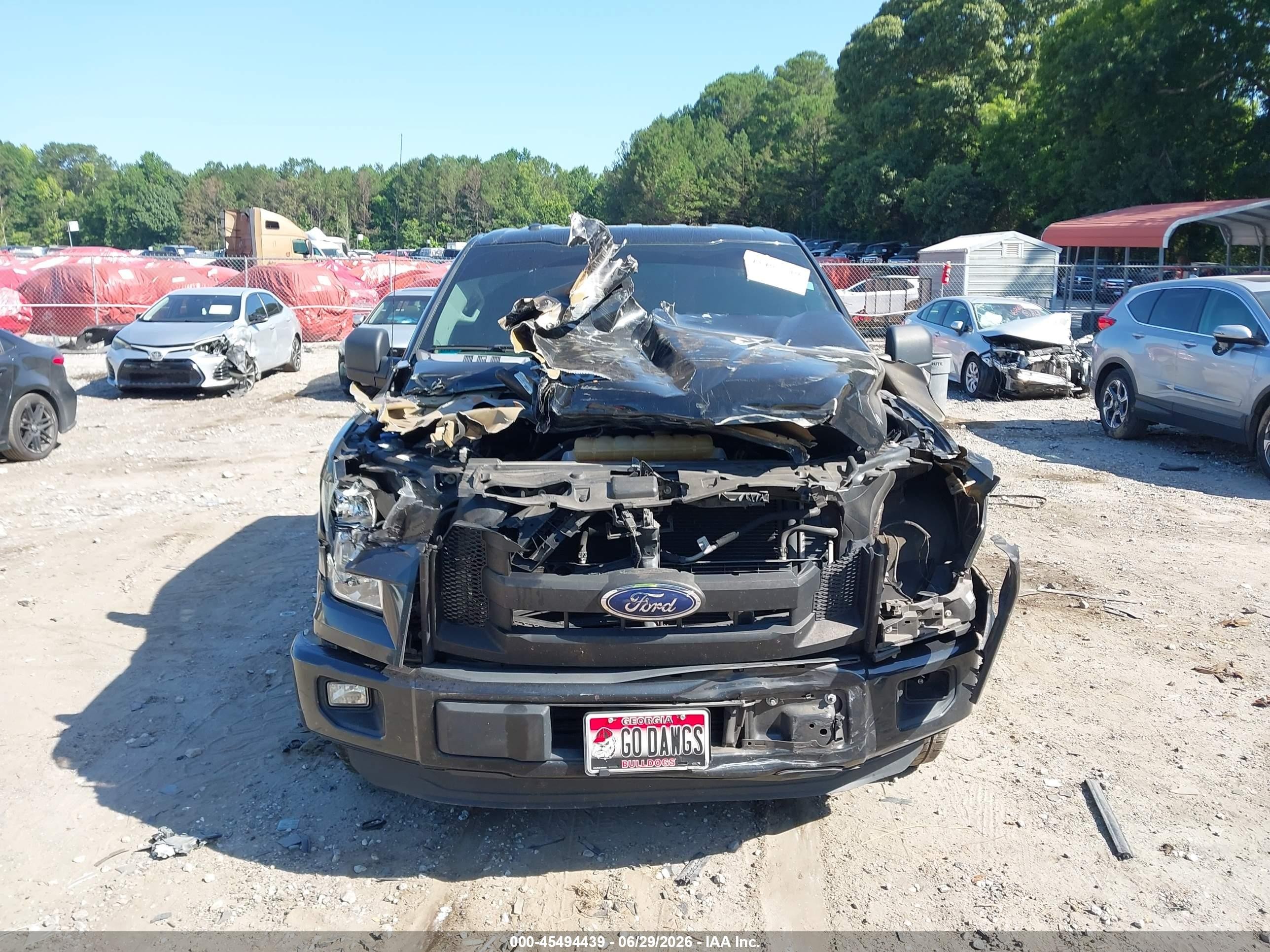 2015 Ford F-150 Xl Black vin: 1FTEW1CP6FFD00764