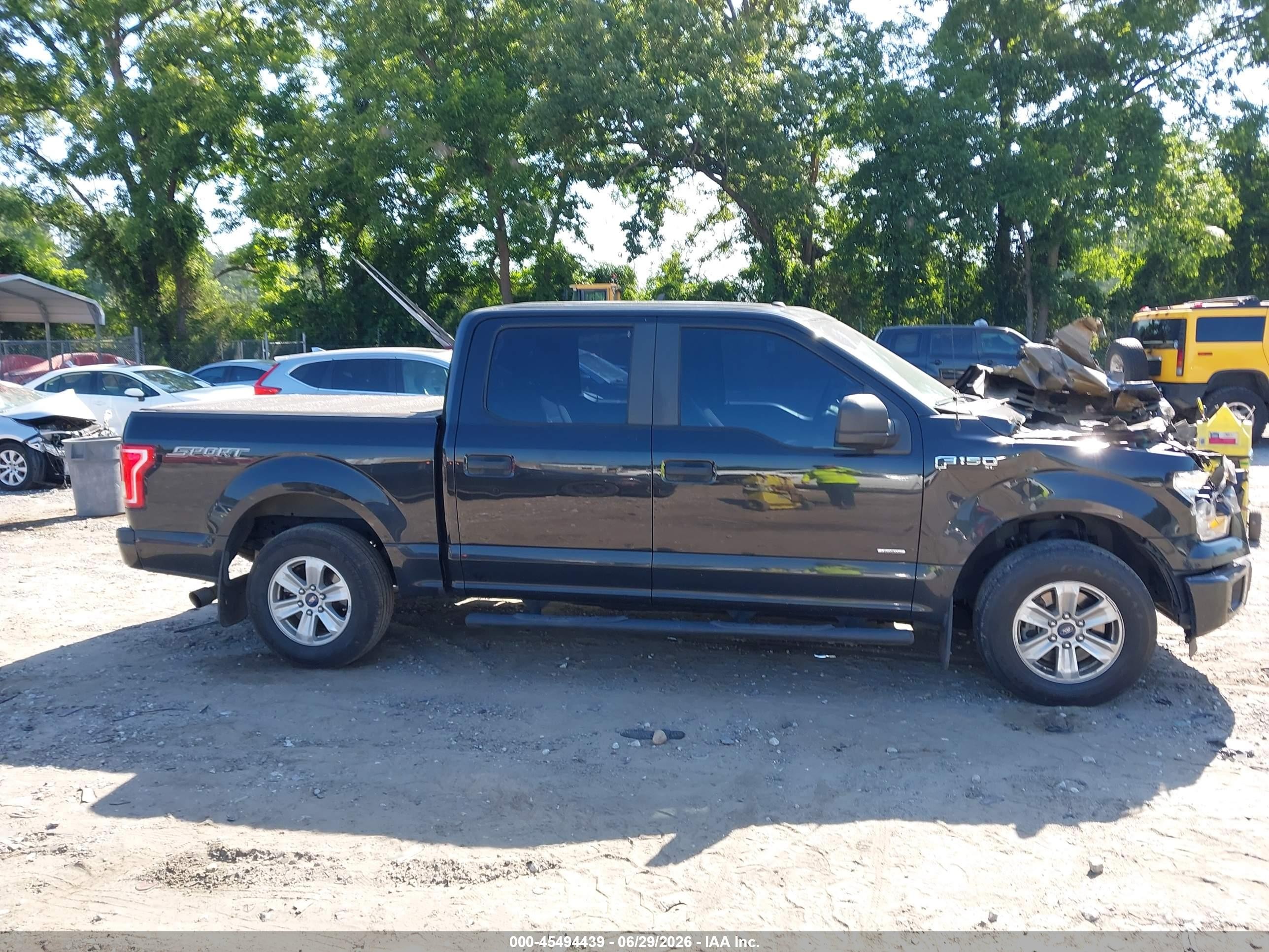 2015 Ford F-150 Xl Black vin: 1FTEW1CP6FFD00764