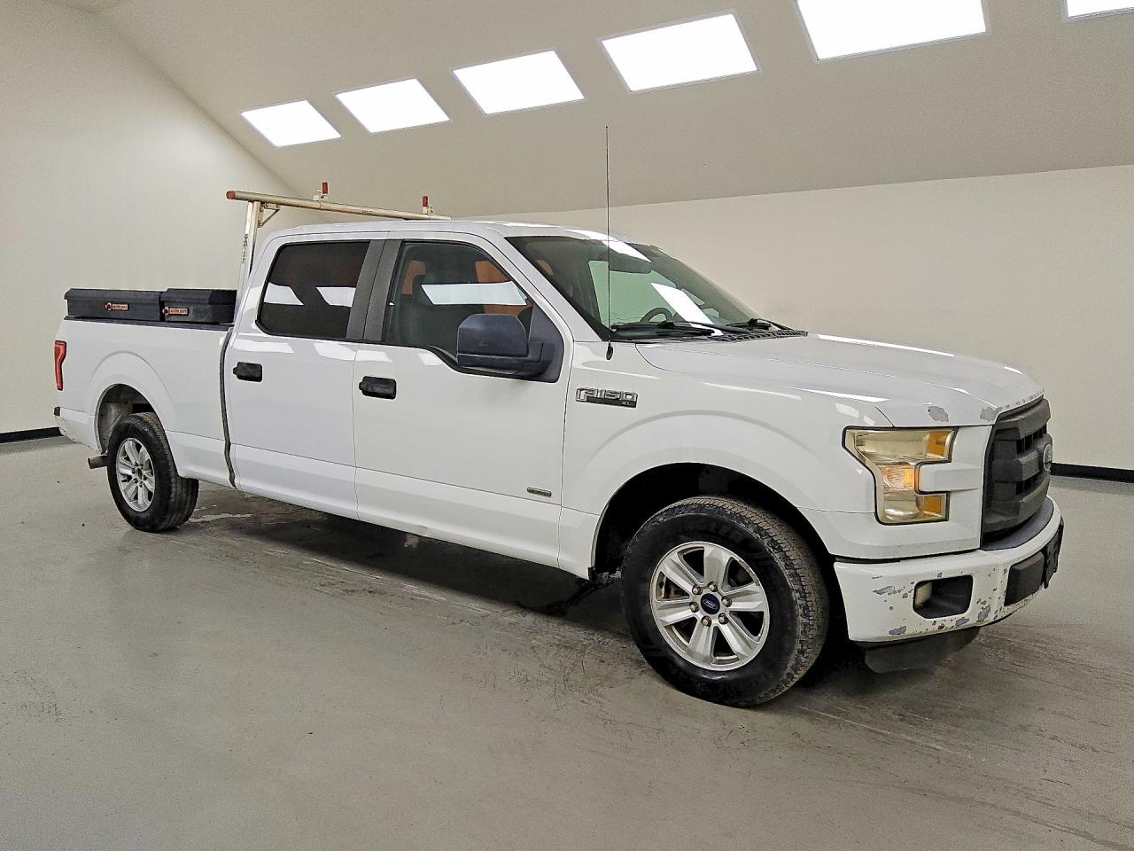 2015 Ford F150 Supercrew White vin: 1FTEW1CP6FKD55707