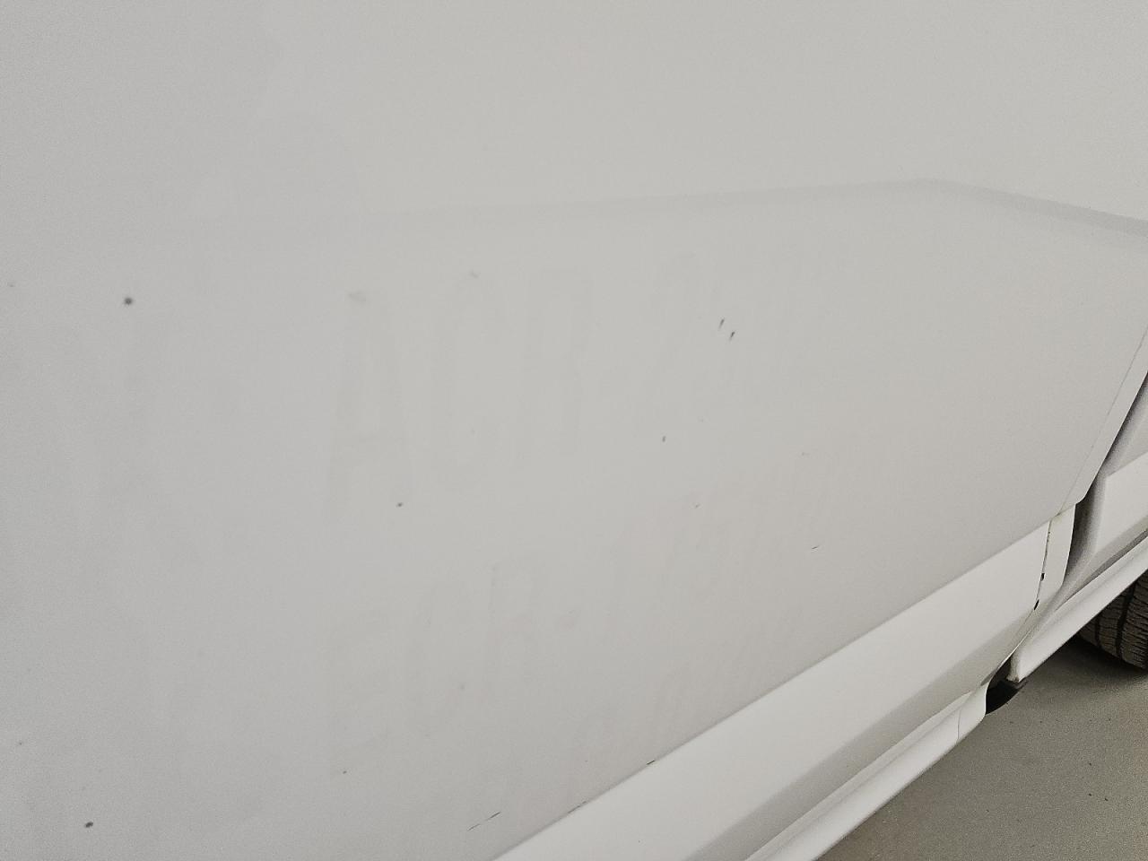 2015 Ford F150 Supercrew White vin: 1FTEW1CP6FKD55707 Damage: Left Rear Door, Heavy Scratch, 1/8 To 1/2 Inch