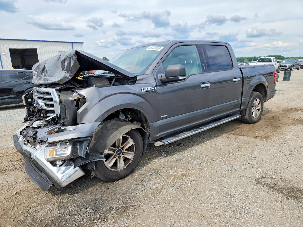2015 Ford F150 Supercrew Gray vin: 1FTEW1CP6FKD98038