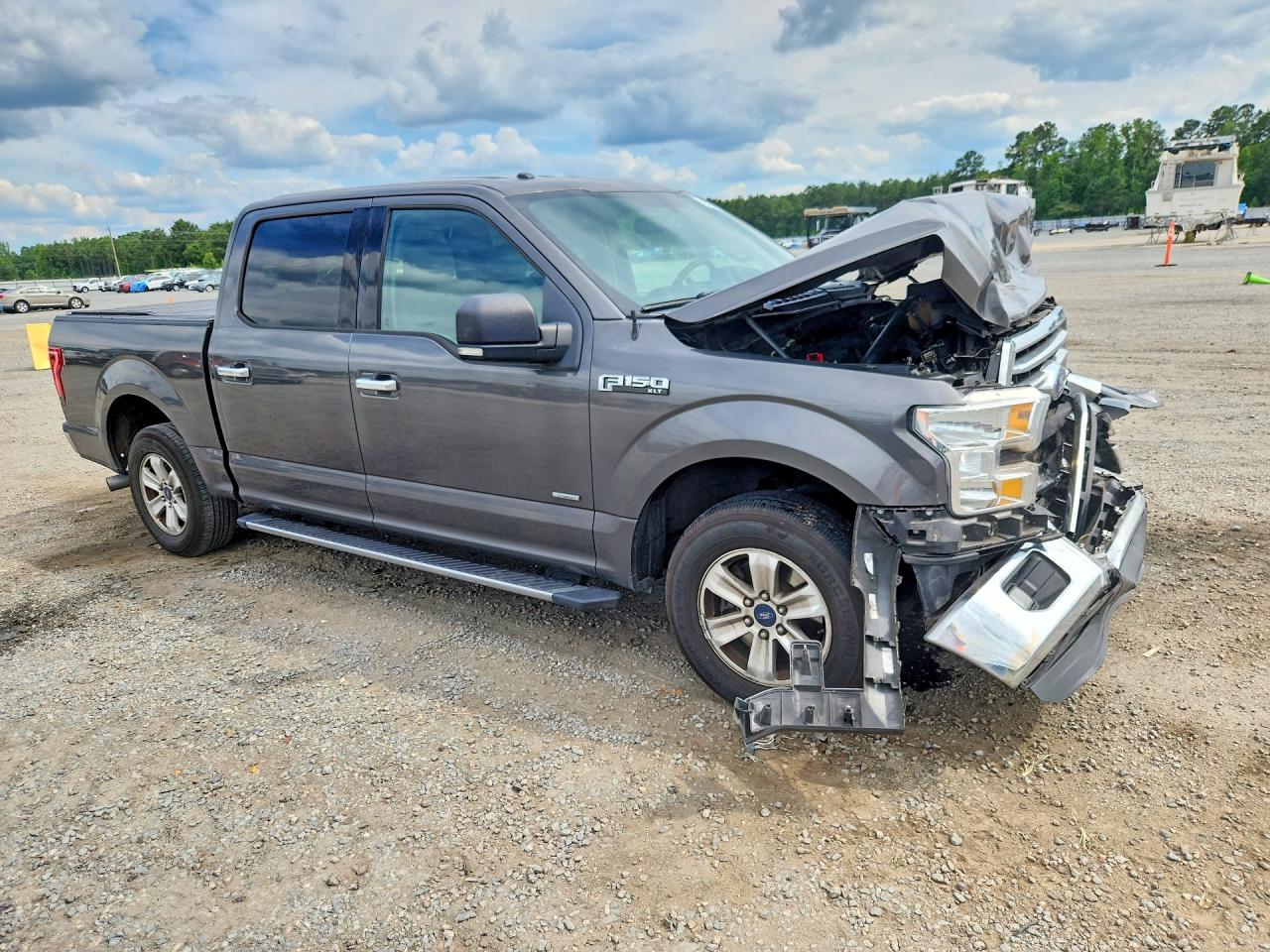 2015 Ford F150 Supercrew Gray vin: 1FTEW1CP6FKD98038
